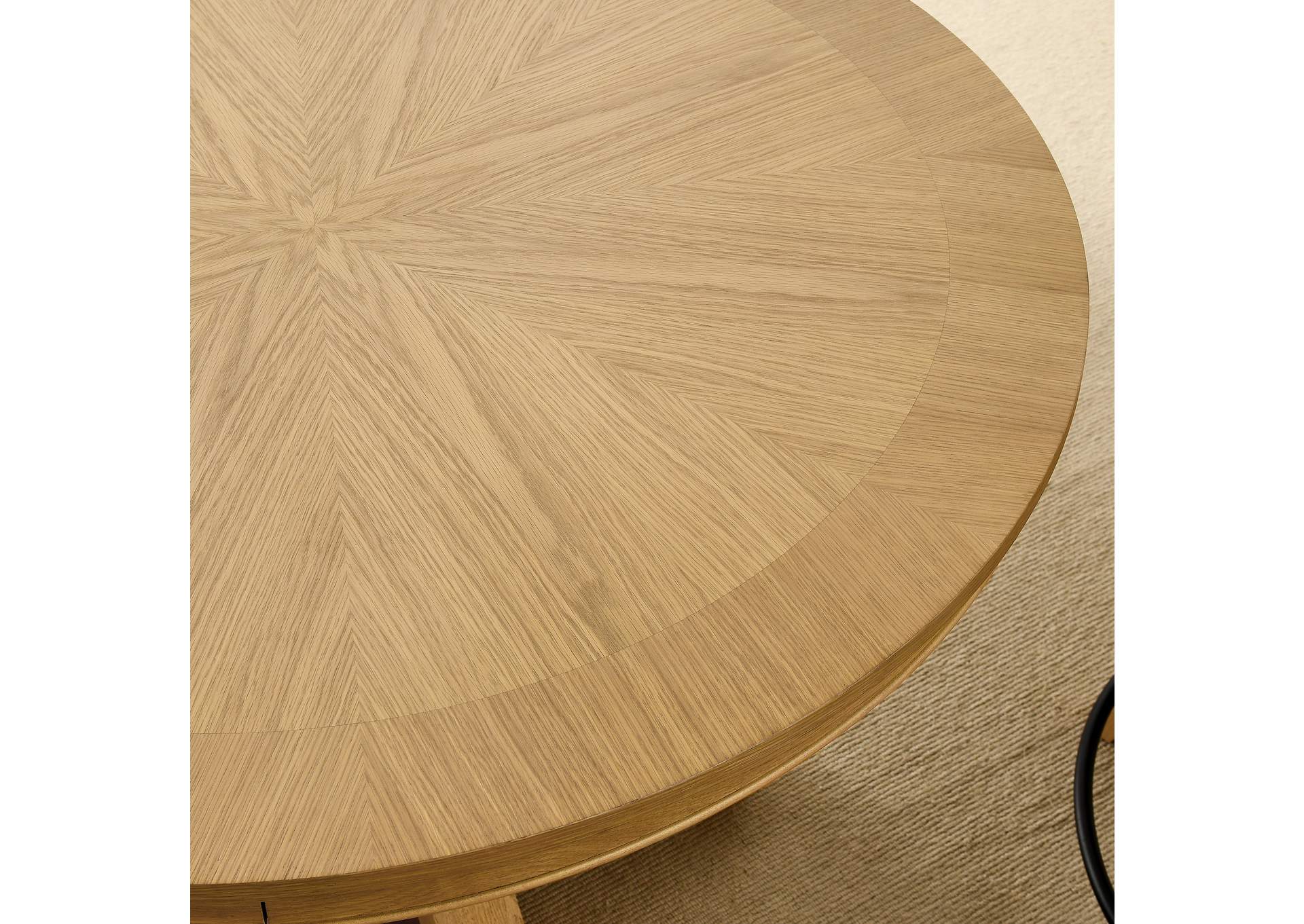 Rylie Counter Table and 4 Swivel Counter Chairs, Natural Finish image 11