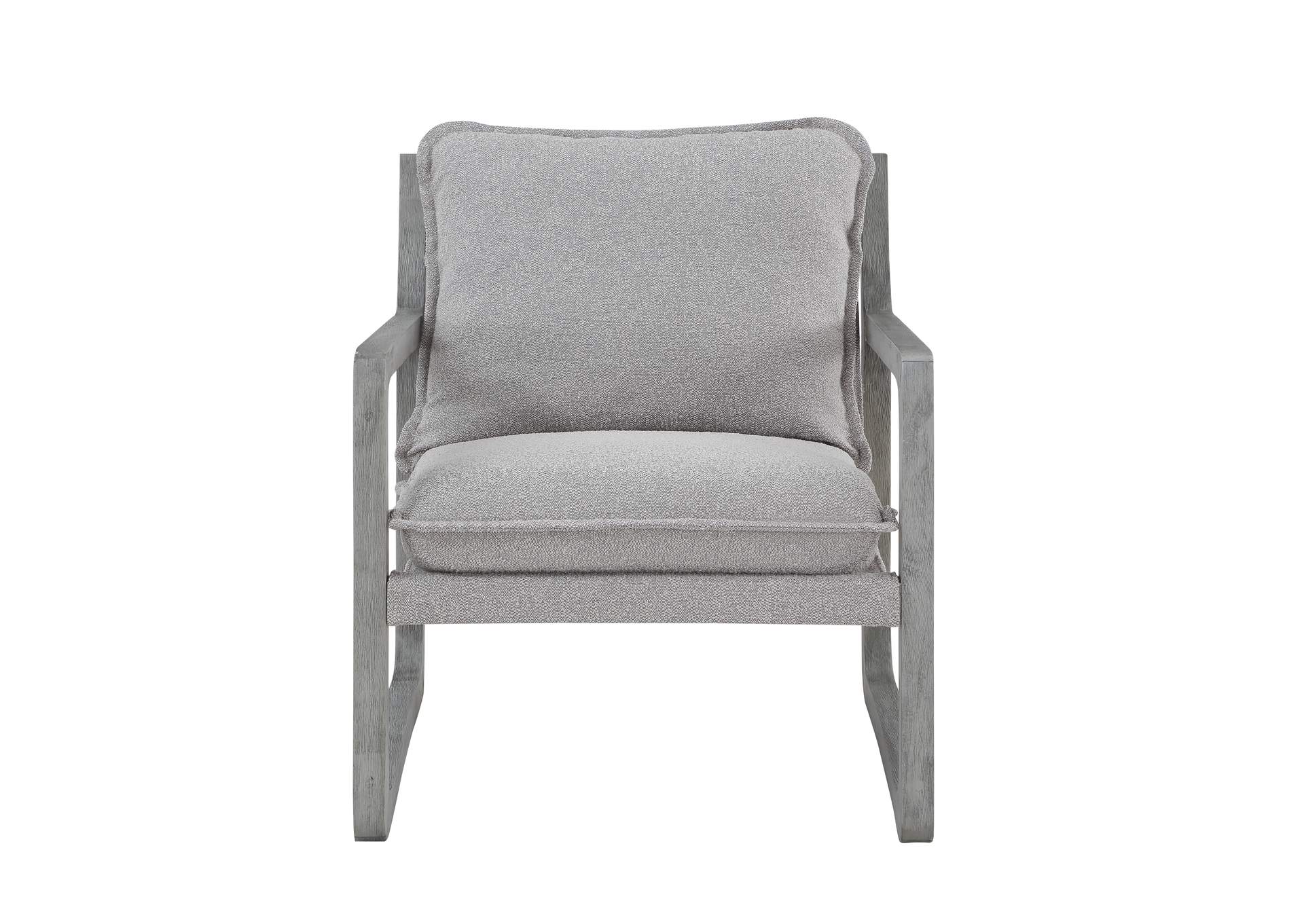 Kai Upholstered Accent Chair, Gray