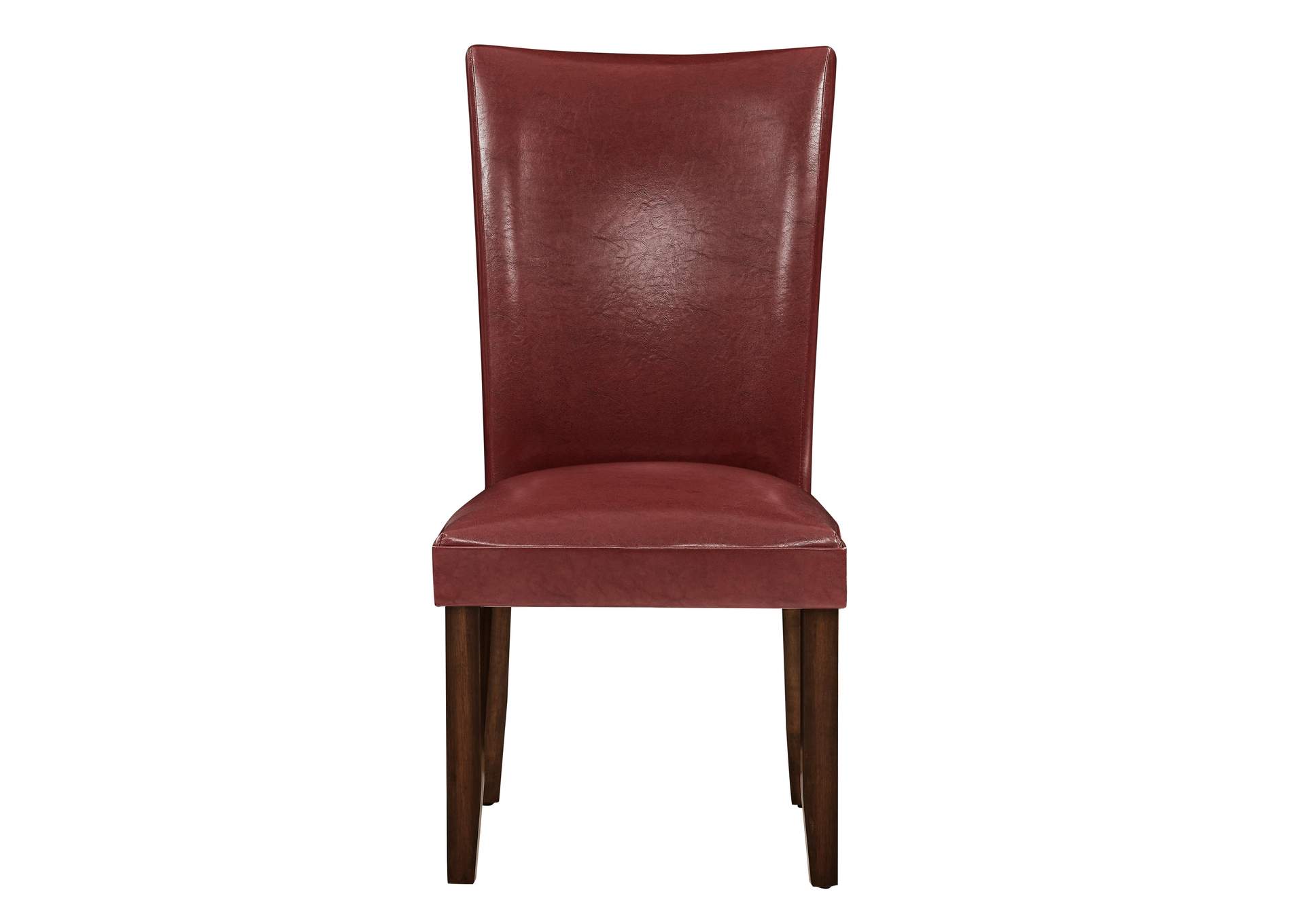 Hartford 72In Dining Set 7 Piece with Red Chairs image 2