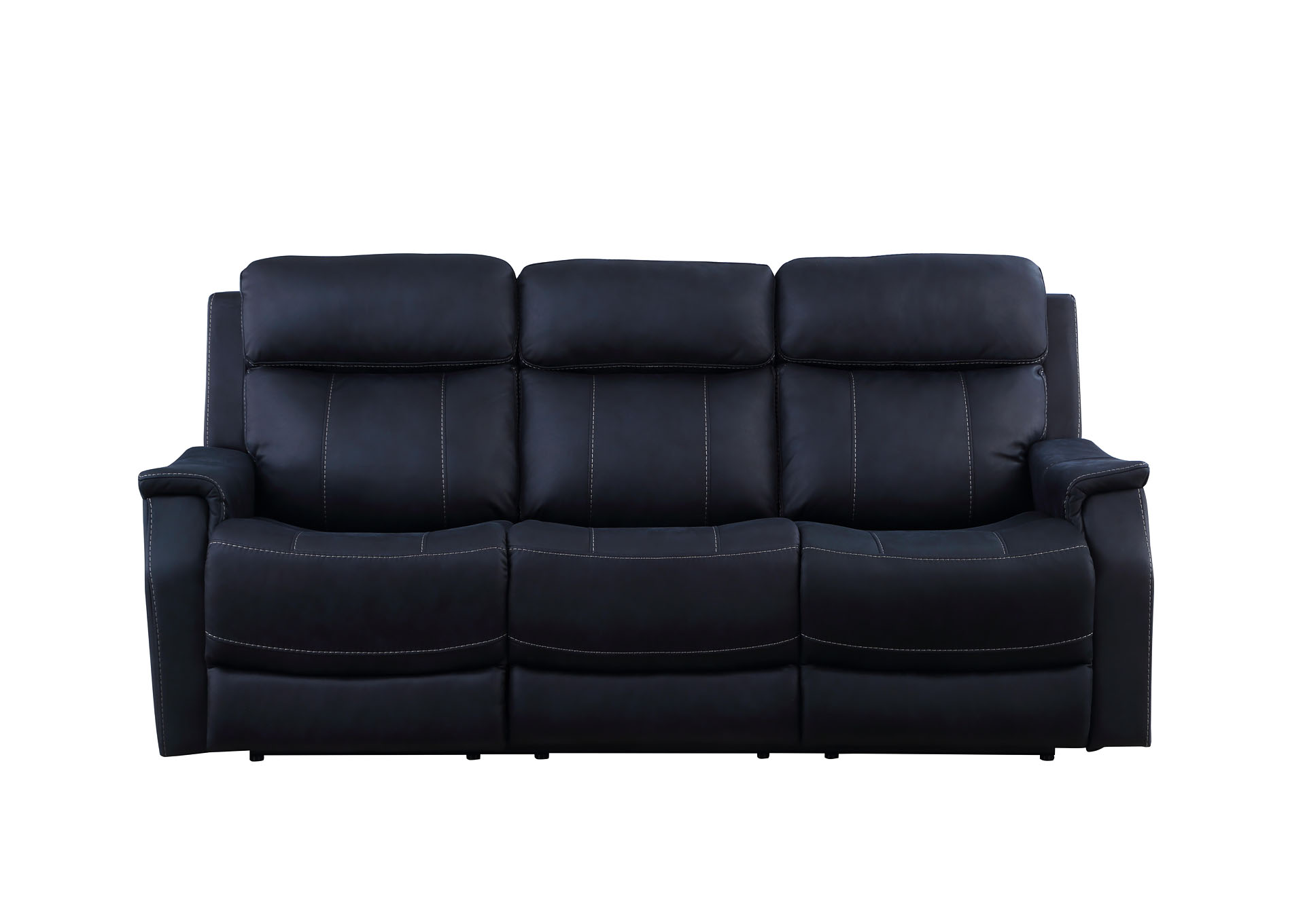 Valencia Blue Dual-Power Recliner Sofa Oc image 1