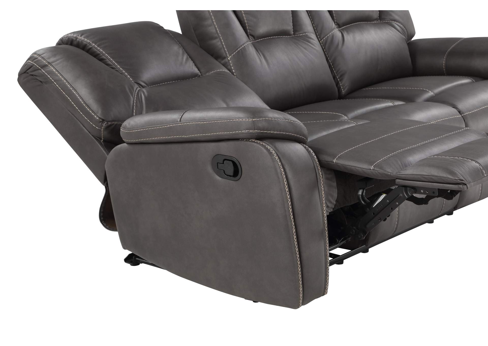 Katrine Charcoal Manual Sofa
