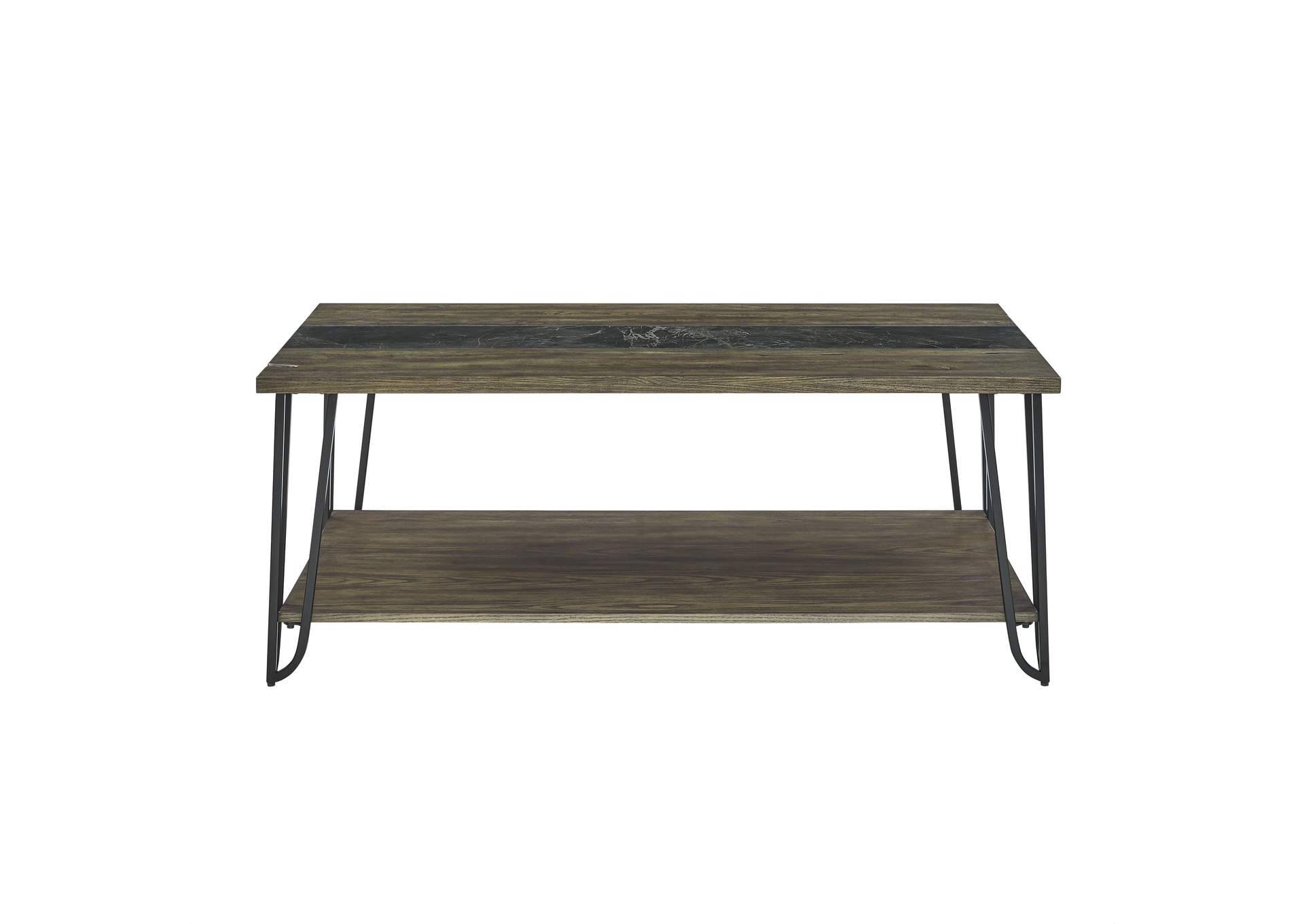Harper Cocktail Table With Sintered Stone Inlay