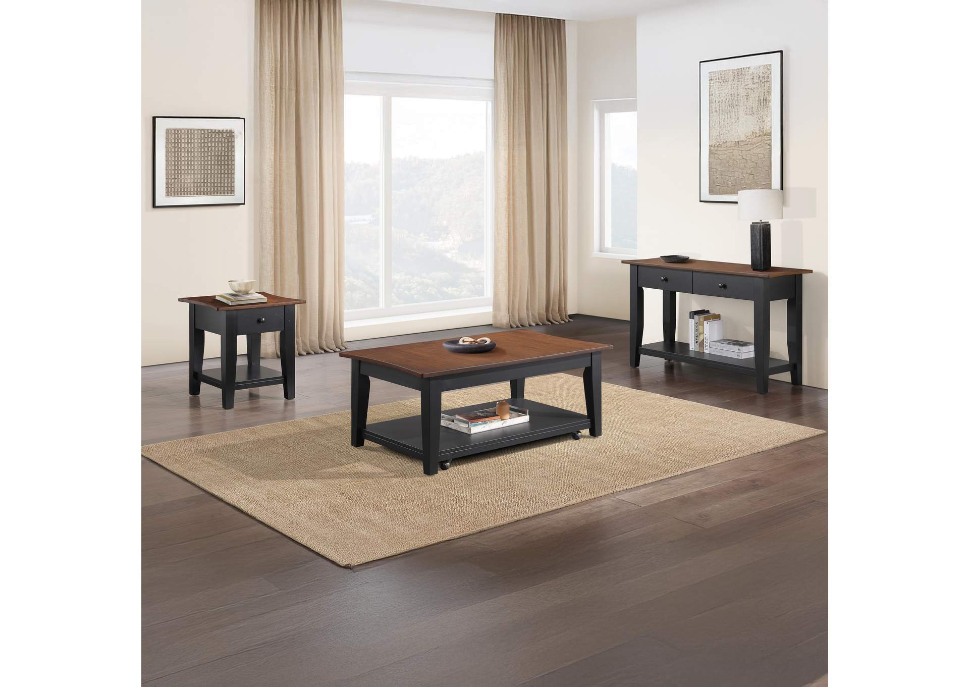 Joplin Coffee 3-Piece Table Set image 1