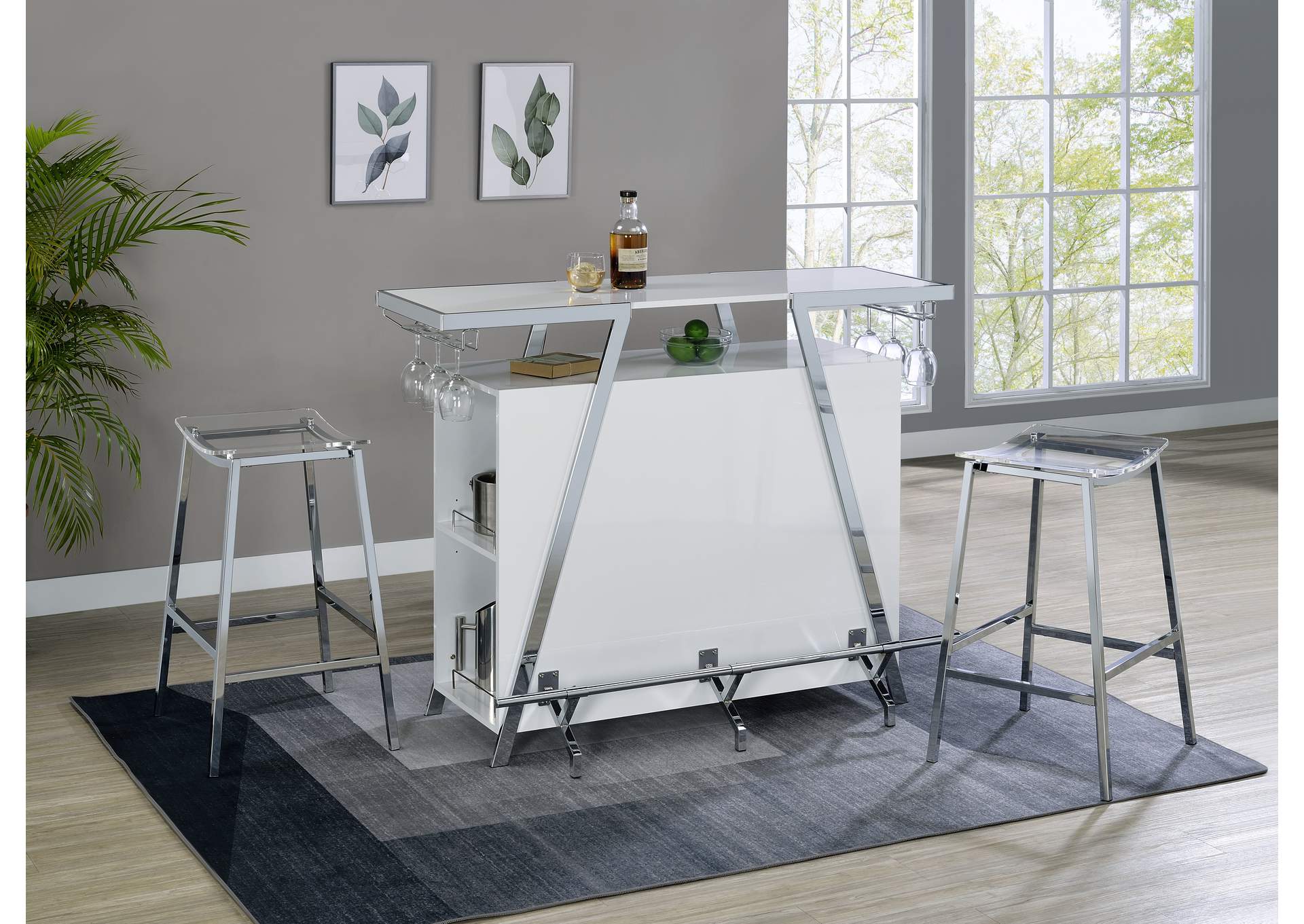 Zena 30 Inch Backless Bar Stool