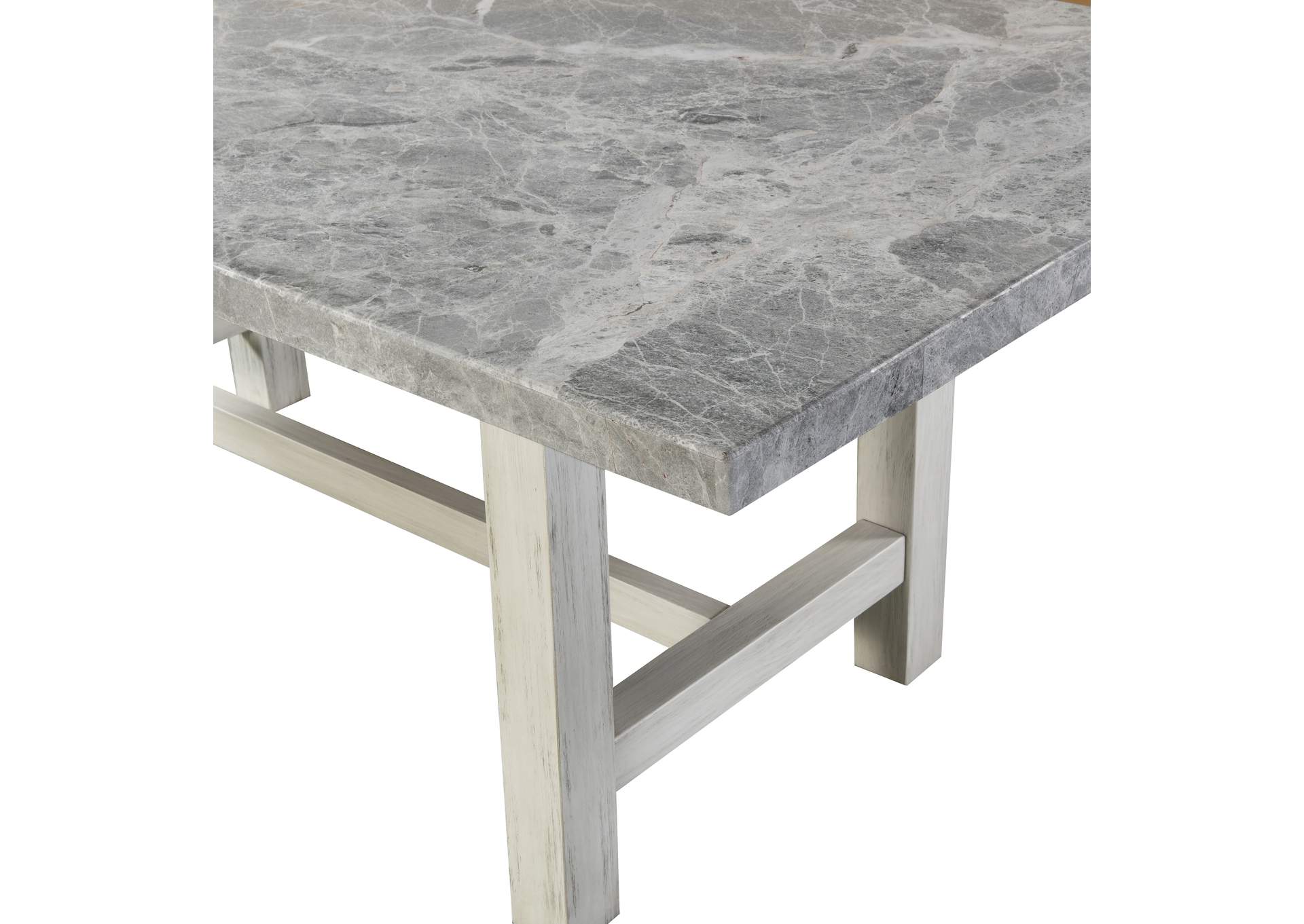 Canova Gray Marble Top Dining image 8