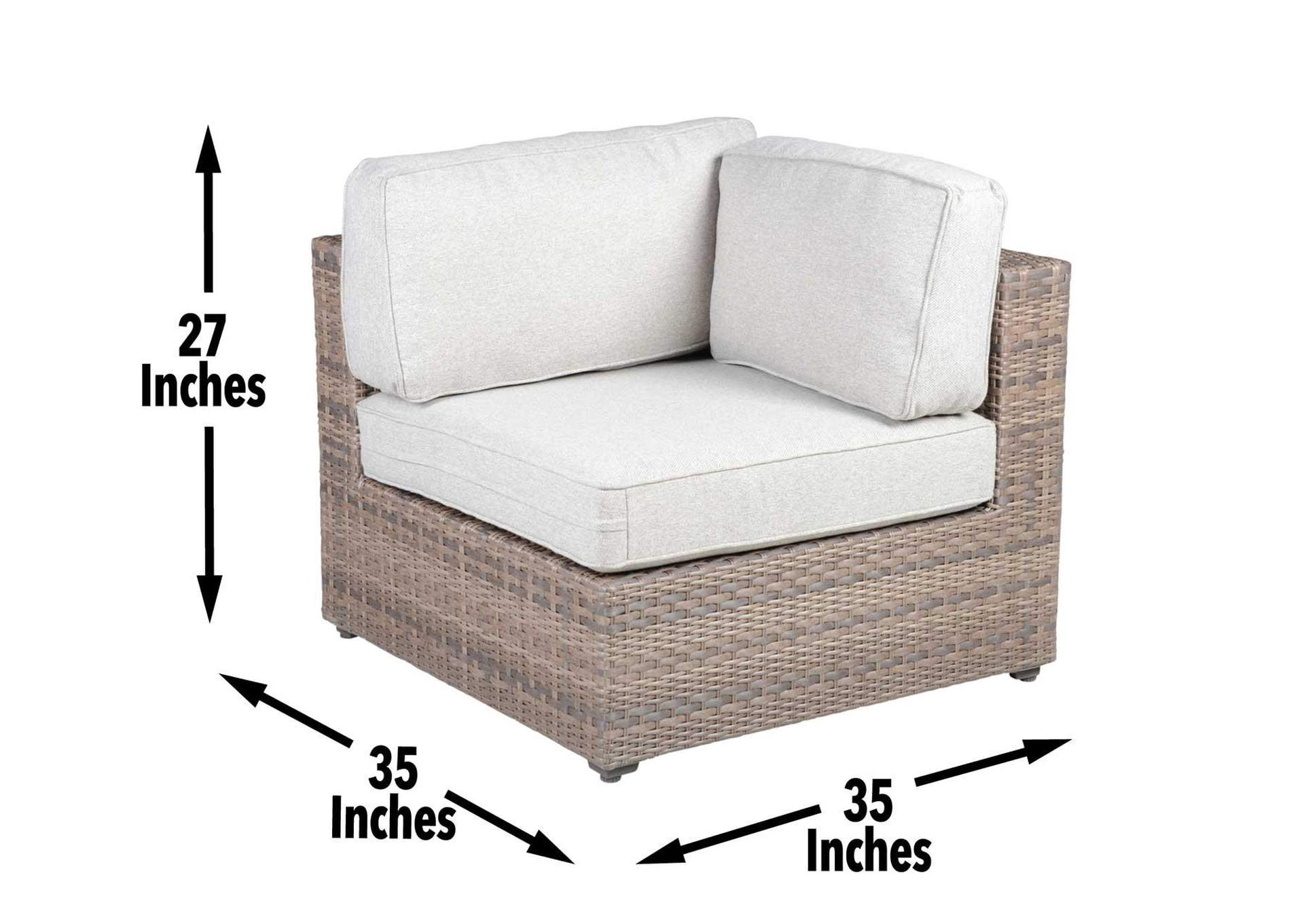Tamyra Wicker Patio Arm Chair