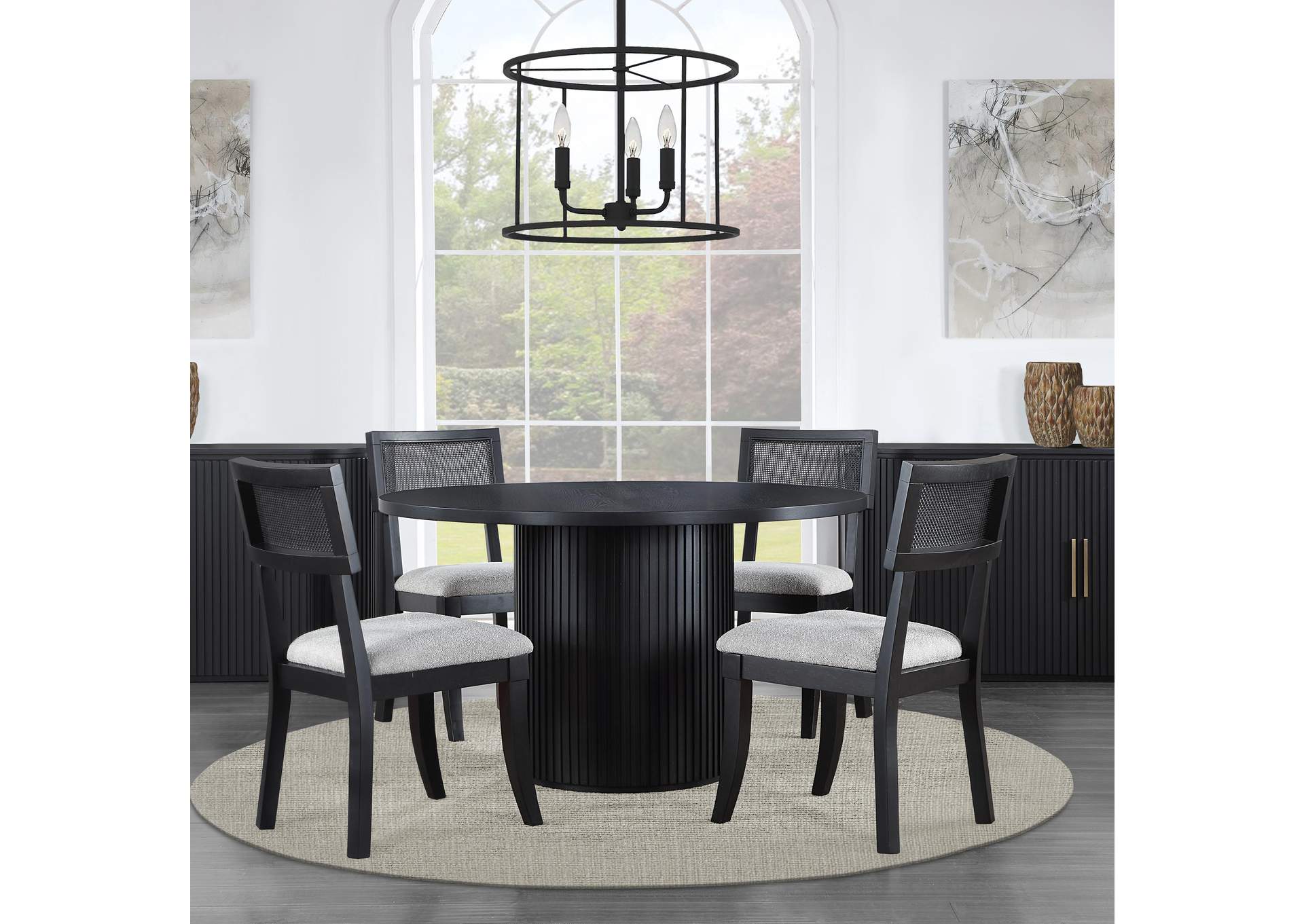 Colvin Black 5-Piece Dining Set image 1