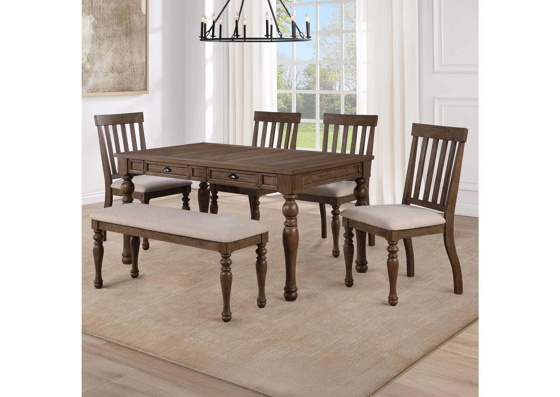 Joanna 6-Piece Dining Set image 1