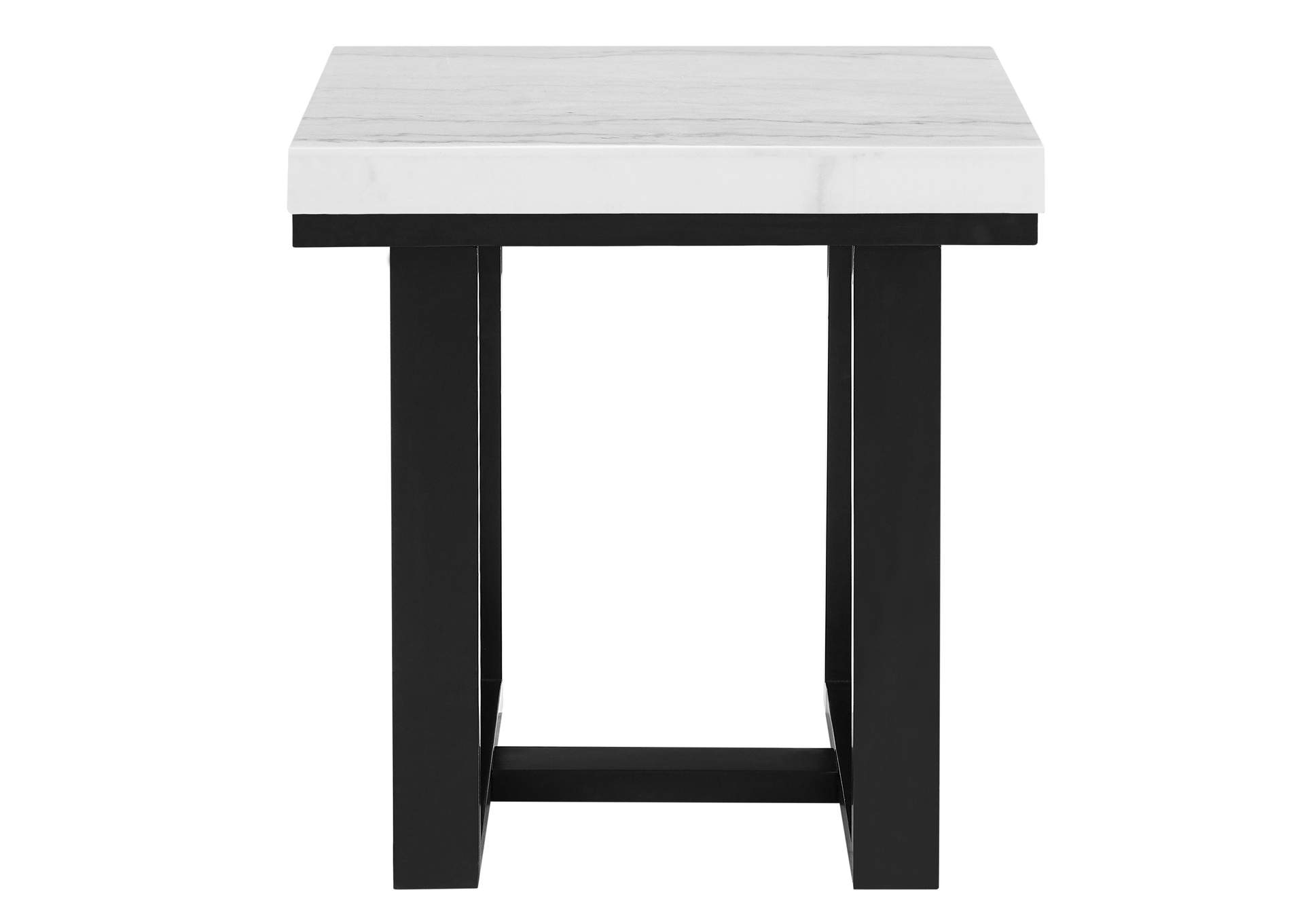 Lucca - Artemis - White Marble Top End Table image 1