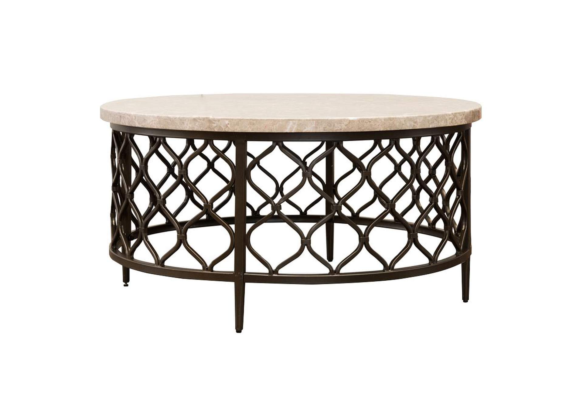 Roland White Marble Coffee Table image 1
