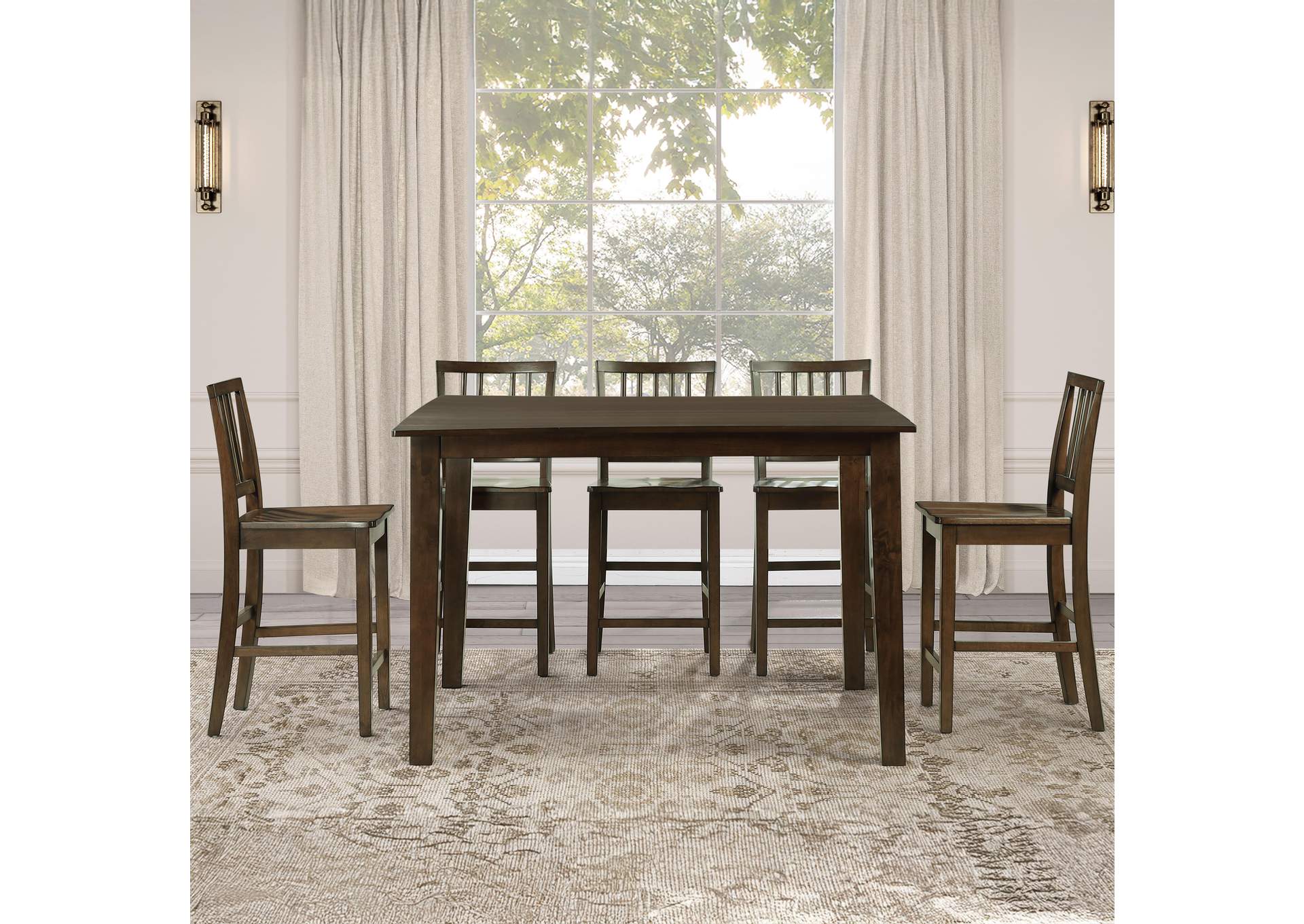Joplin 7-Piece Counter Height Dining Set image 1