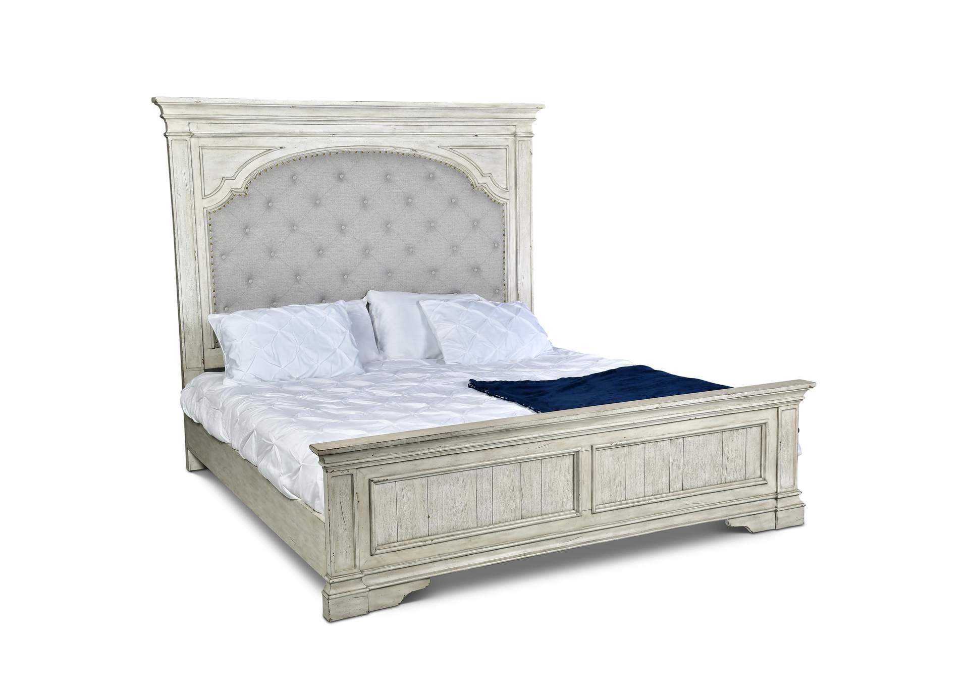 Highland Queen Bed White image 1