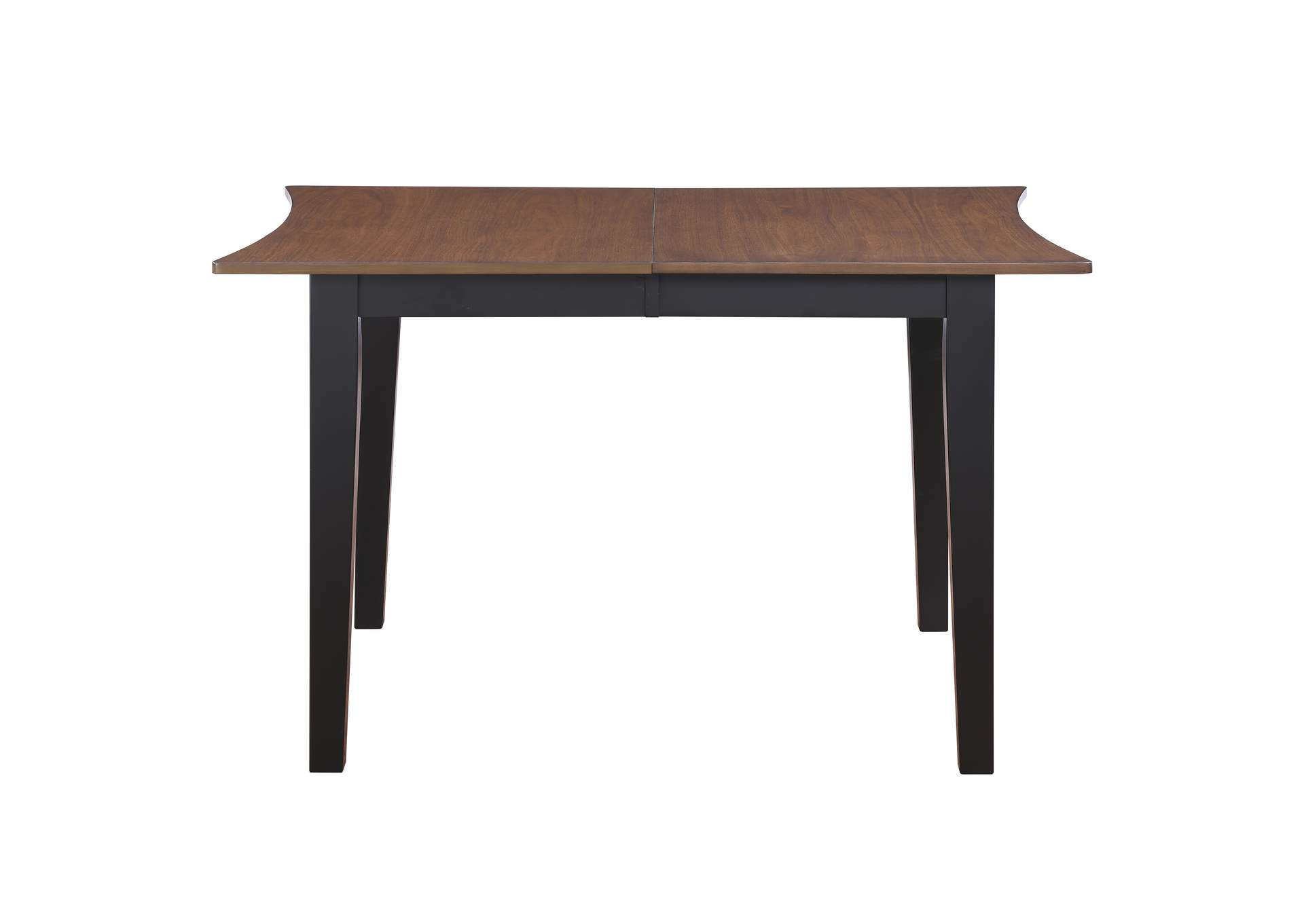 Joplin 50-62- Dining Table with 12- Leaf, Walnut and Ebony Finish image 1