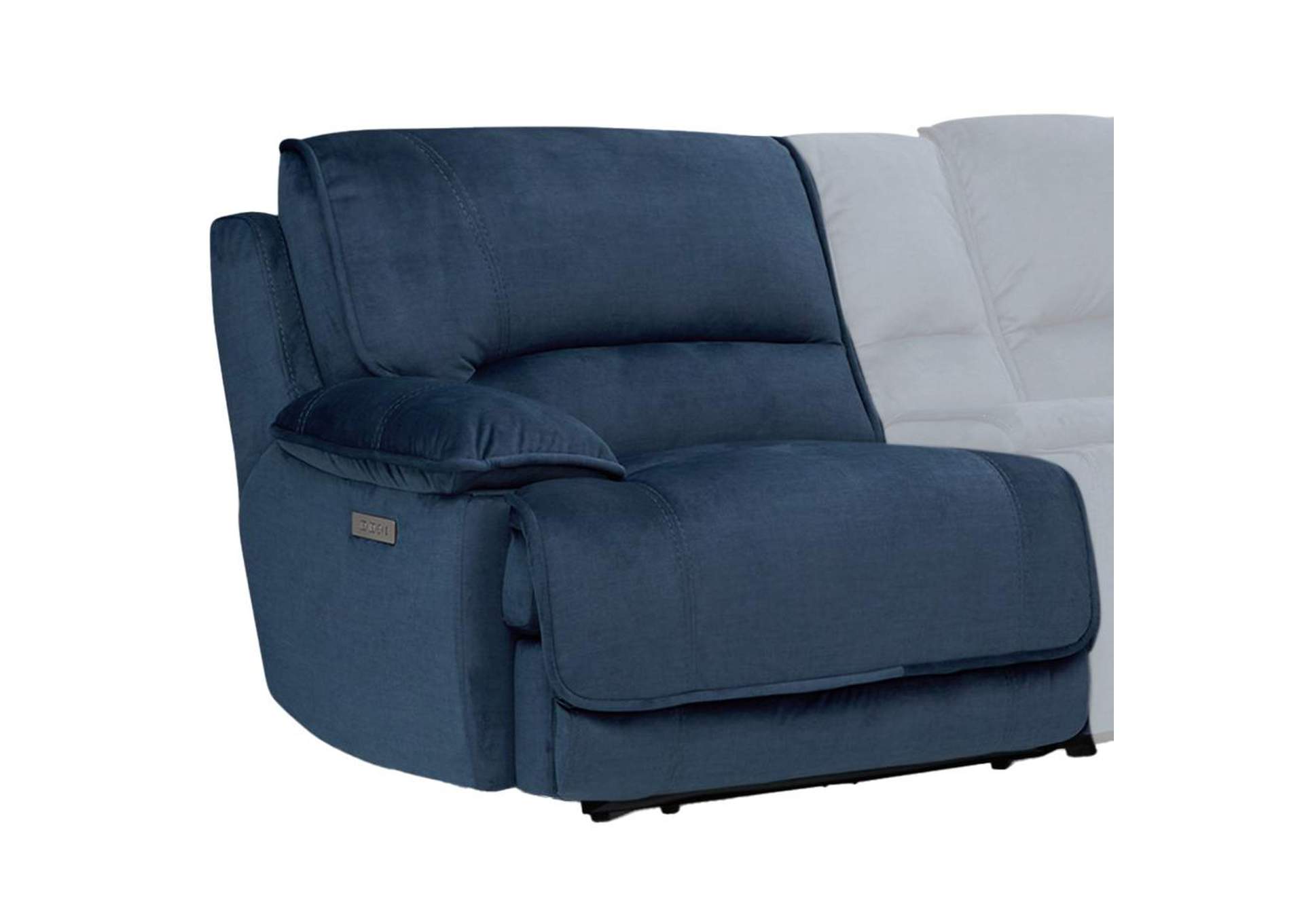 Olsen Indigo Left-Arm-Facing Dual-Power Zero-Gravity Recliner image 1