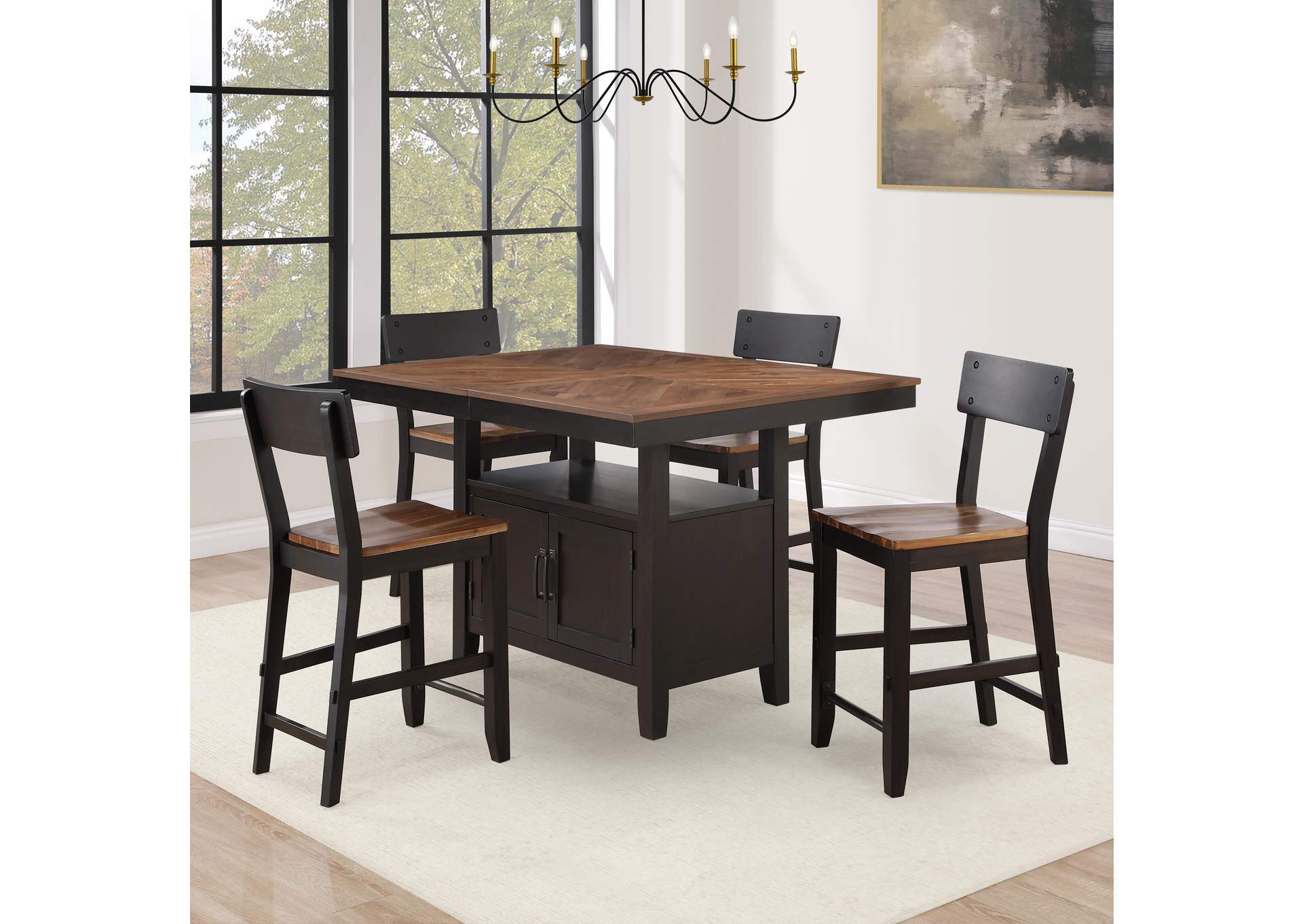 Bermuda 5-Piece Counter Dining Set image 1