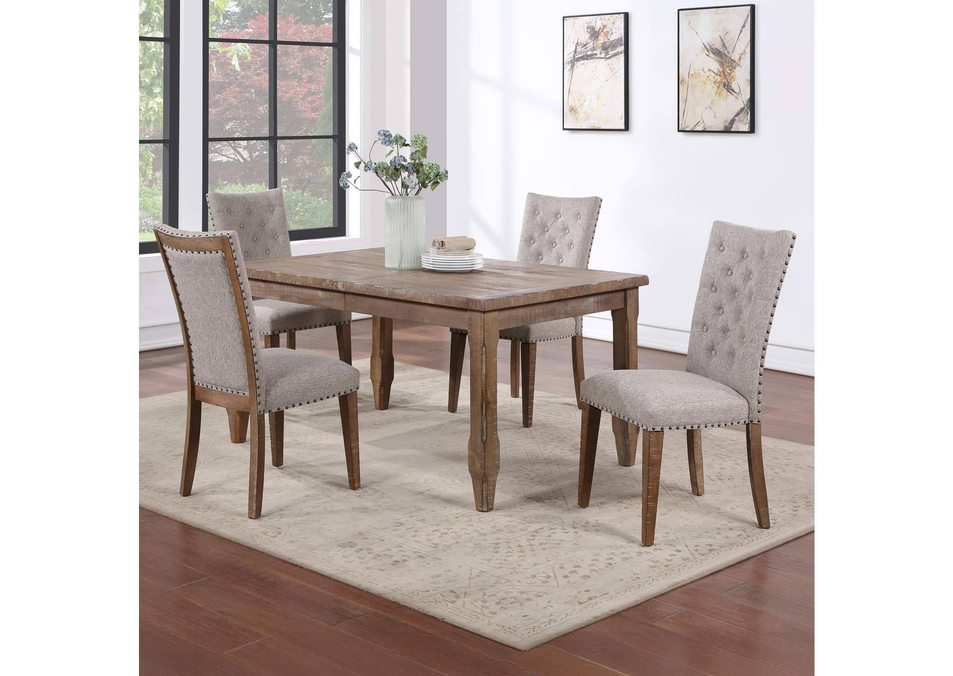 Riverdale Brown 5-Piece Dining Set image 1