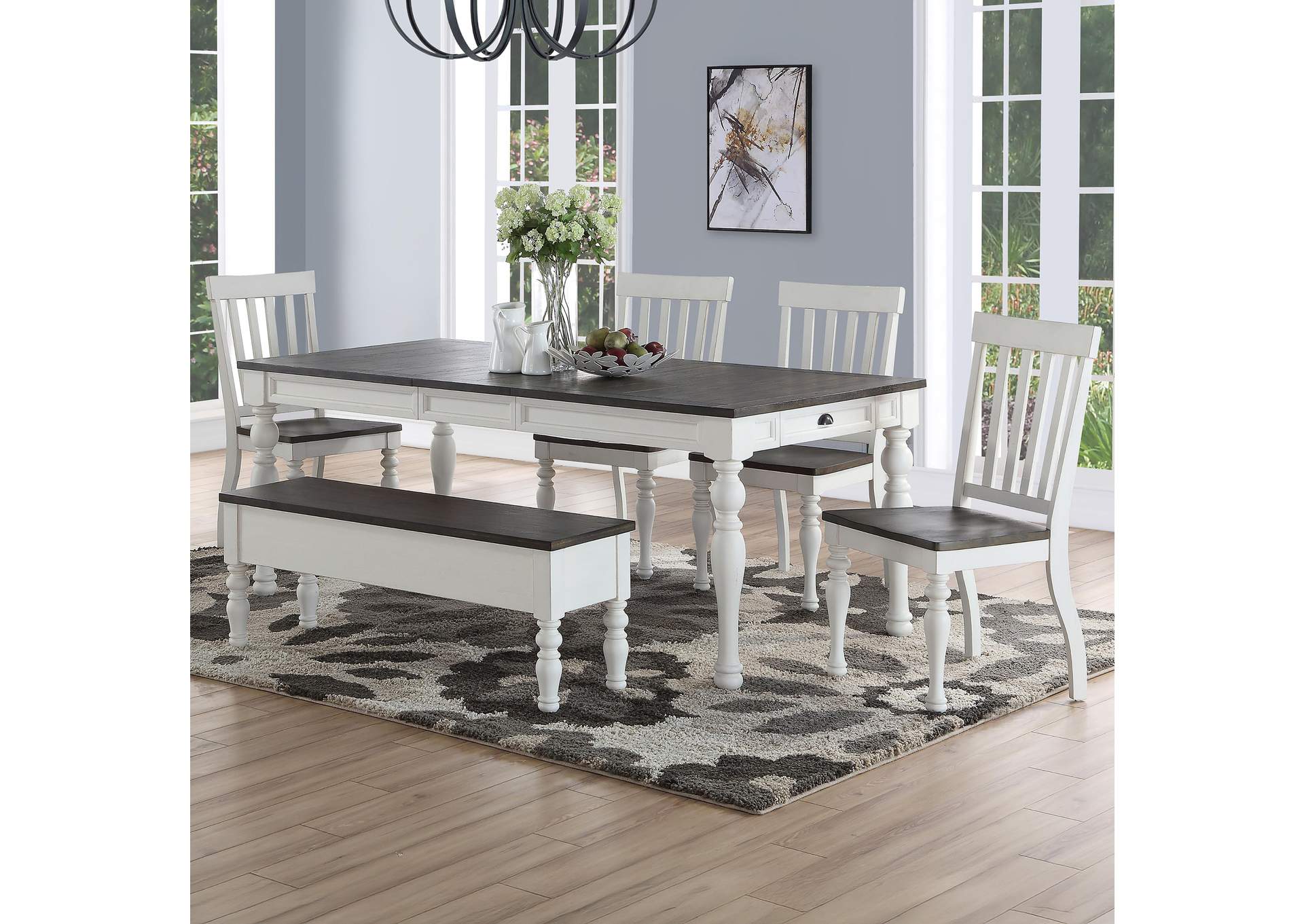 Joanna Two Tone 6-Piece Dining Set image 1