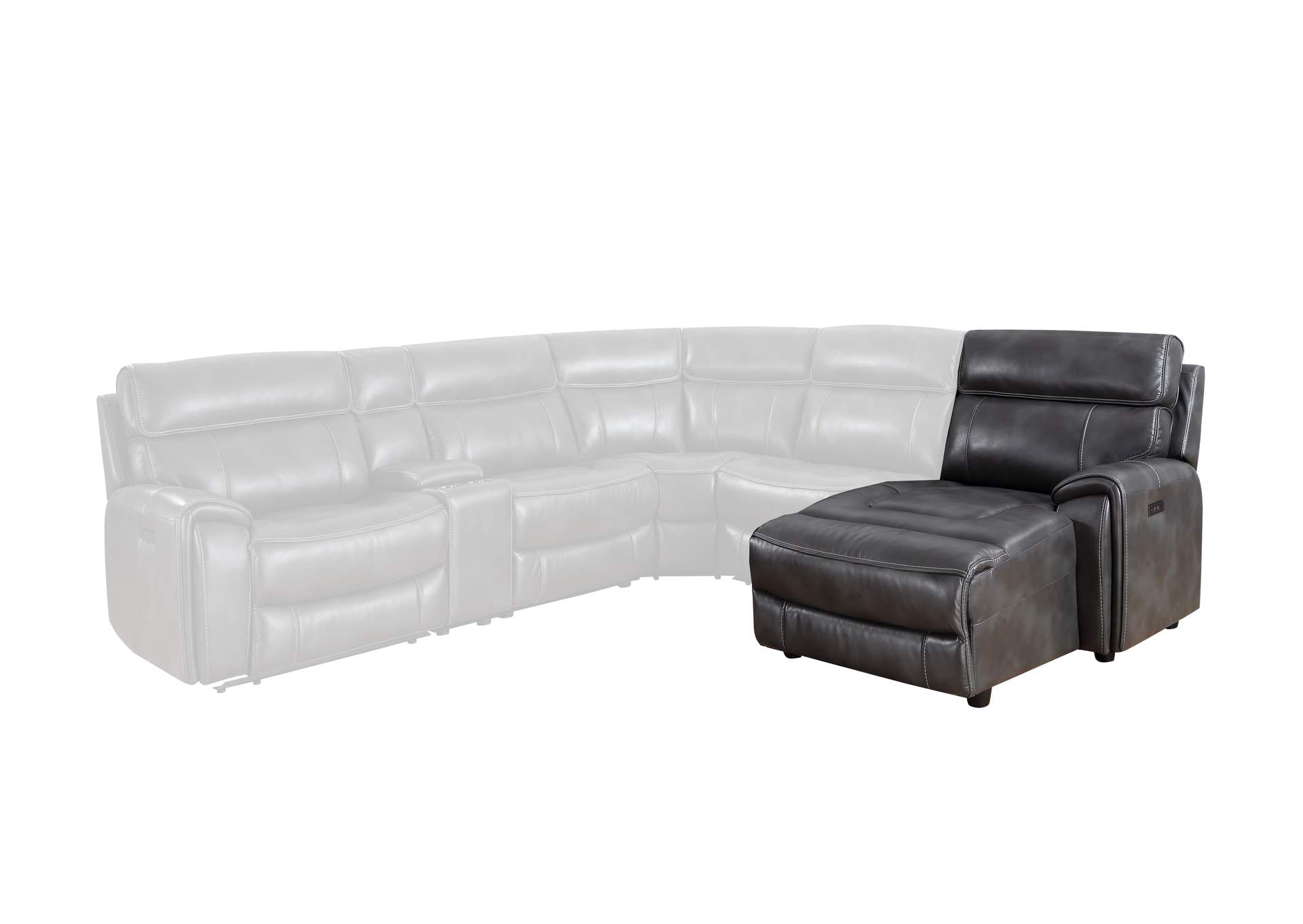 Provo Right-Arm-Facing P.P Recliner - Chaise image 1