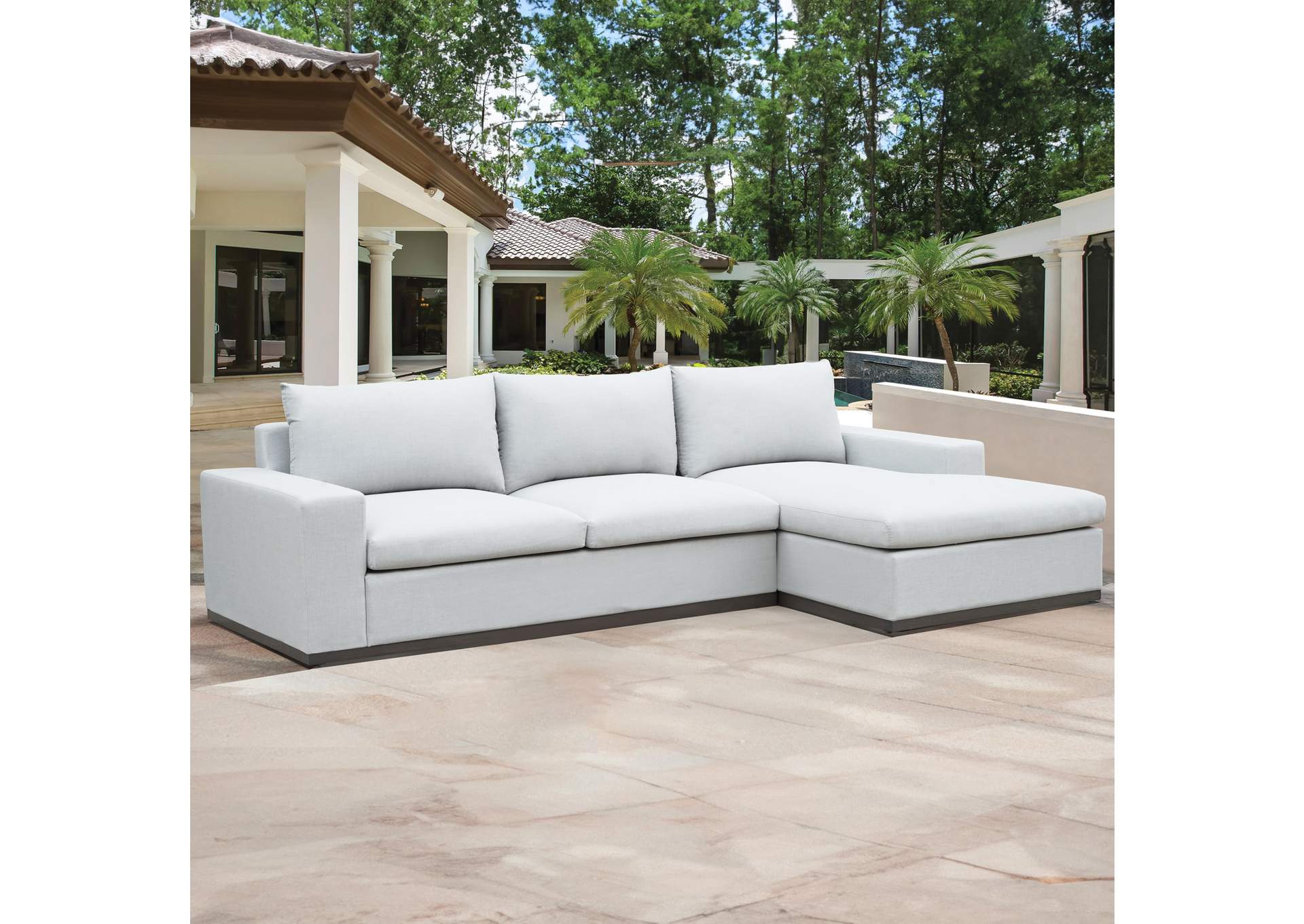 Wyatt White 2-Piece Sectional image 1