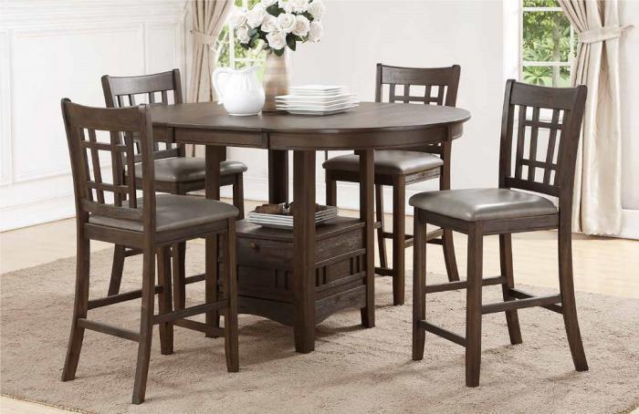 Counter Height table & 4 Chairs image 1