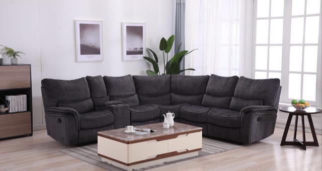 CHARCOAL GRAY 3 PC SECTIONAL  image 1