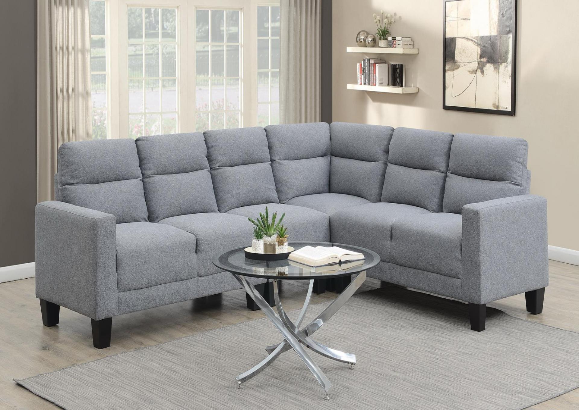 GRAY 4 PC SECTIONAL  image 1