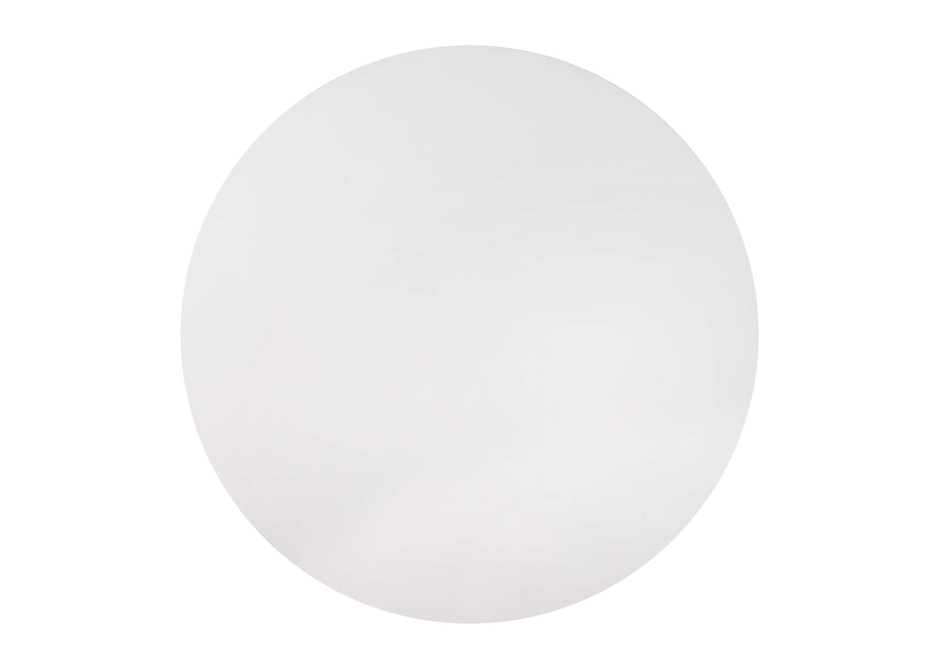 Kali 55 Inch White Round Dining Table image 6