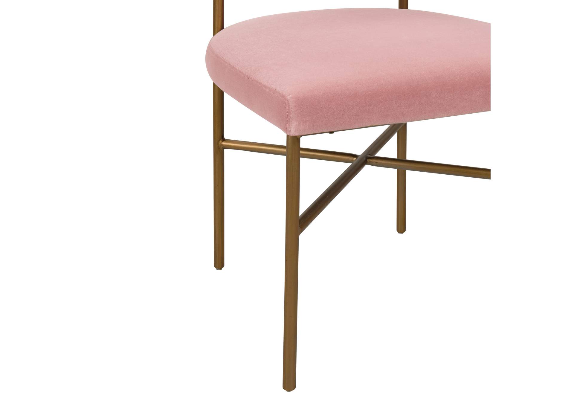 Kim Velvet Chair in Blush image 6