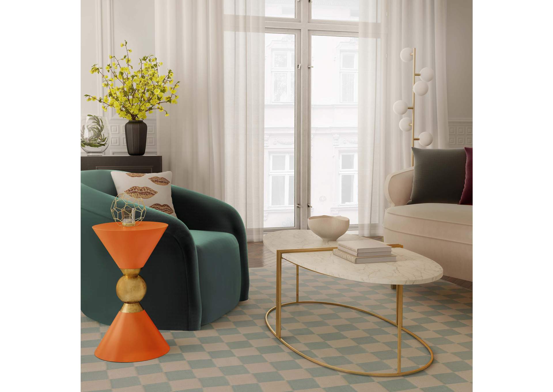 Balhi Orange Side Table image 3