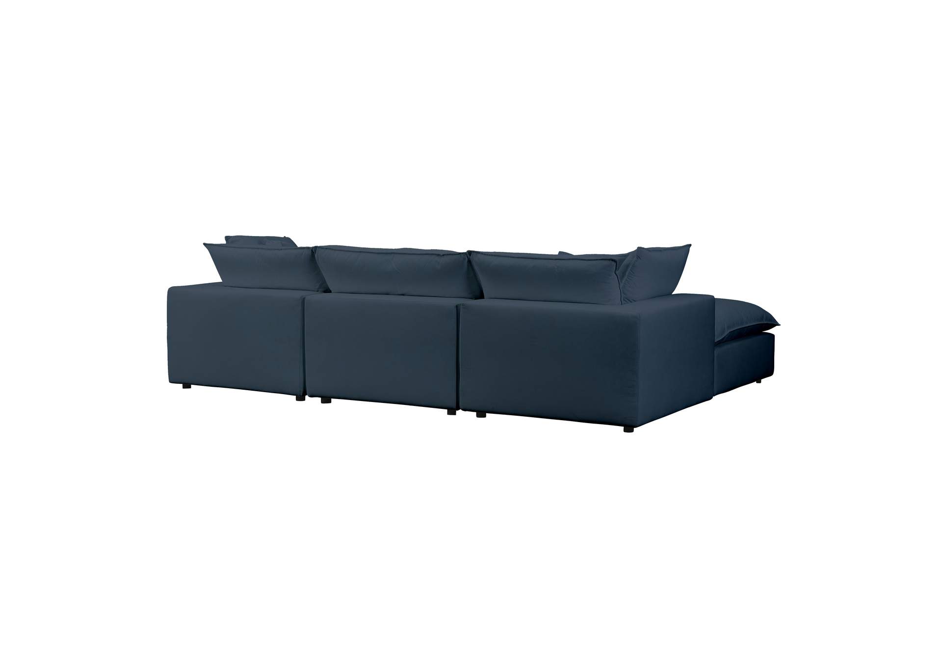 Cali Navy Performance Fabric Modular 4 Piece Sectional image 6
