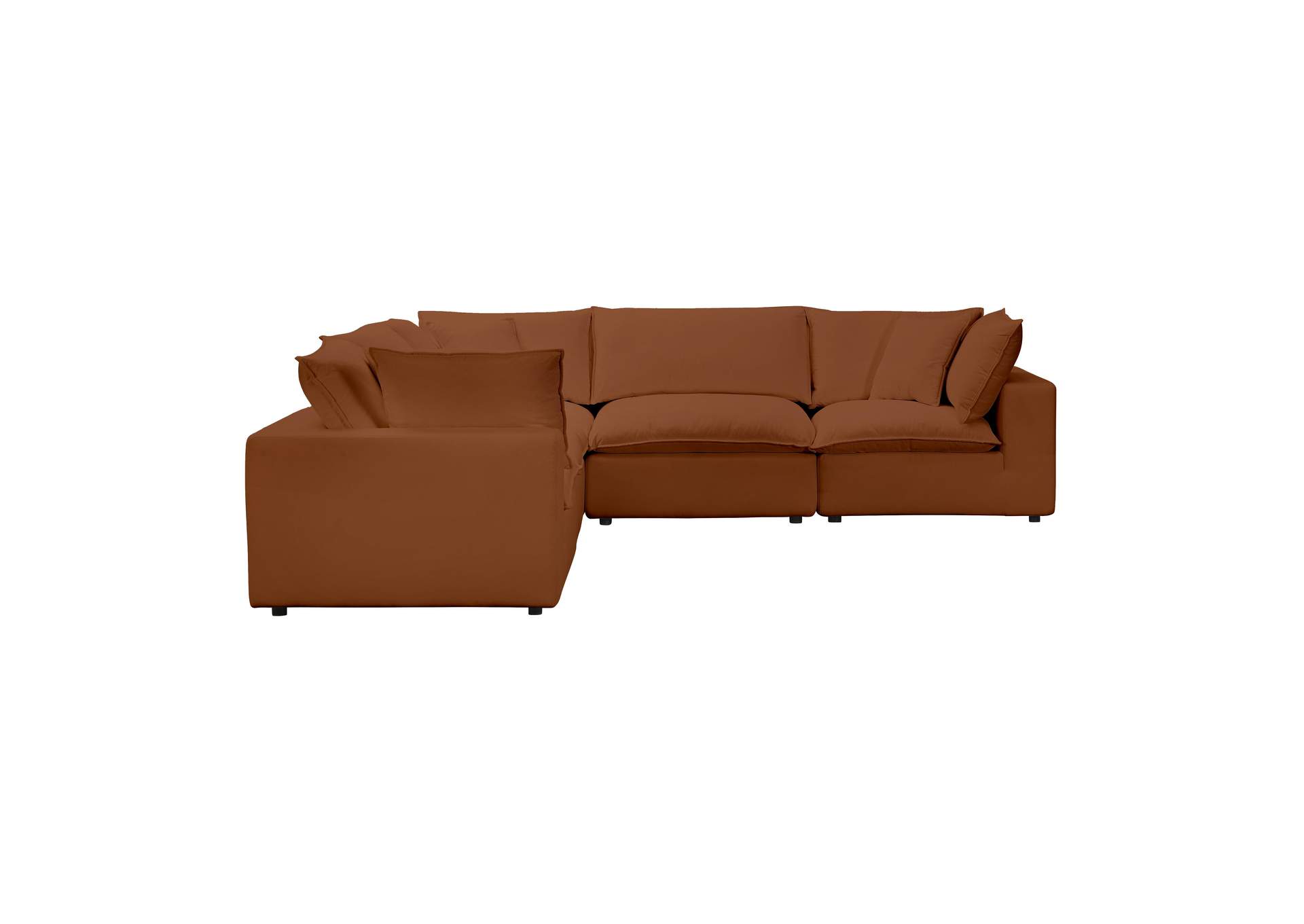 Cali Rust Performance Fabric Modular L - Sectional image 1