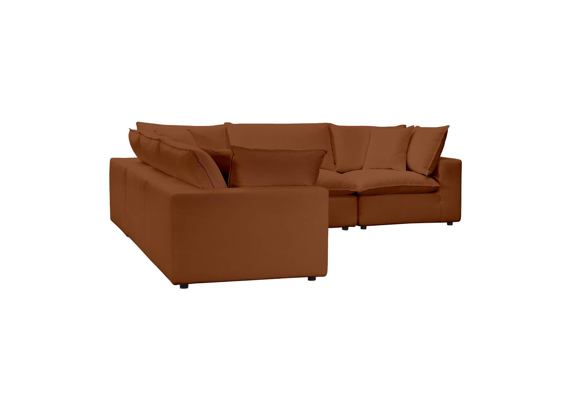 Cali Rust Performance Fabric Modular L - Sectional image 4