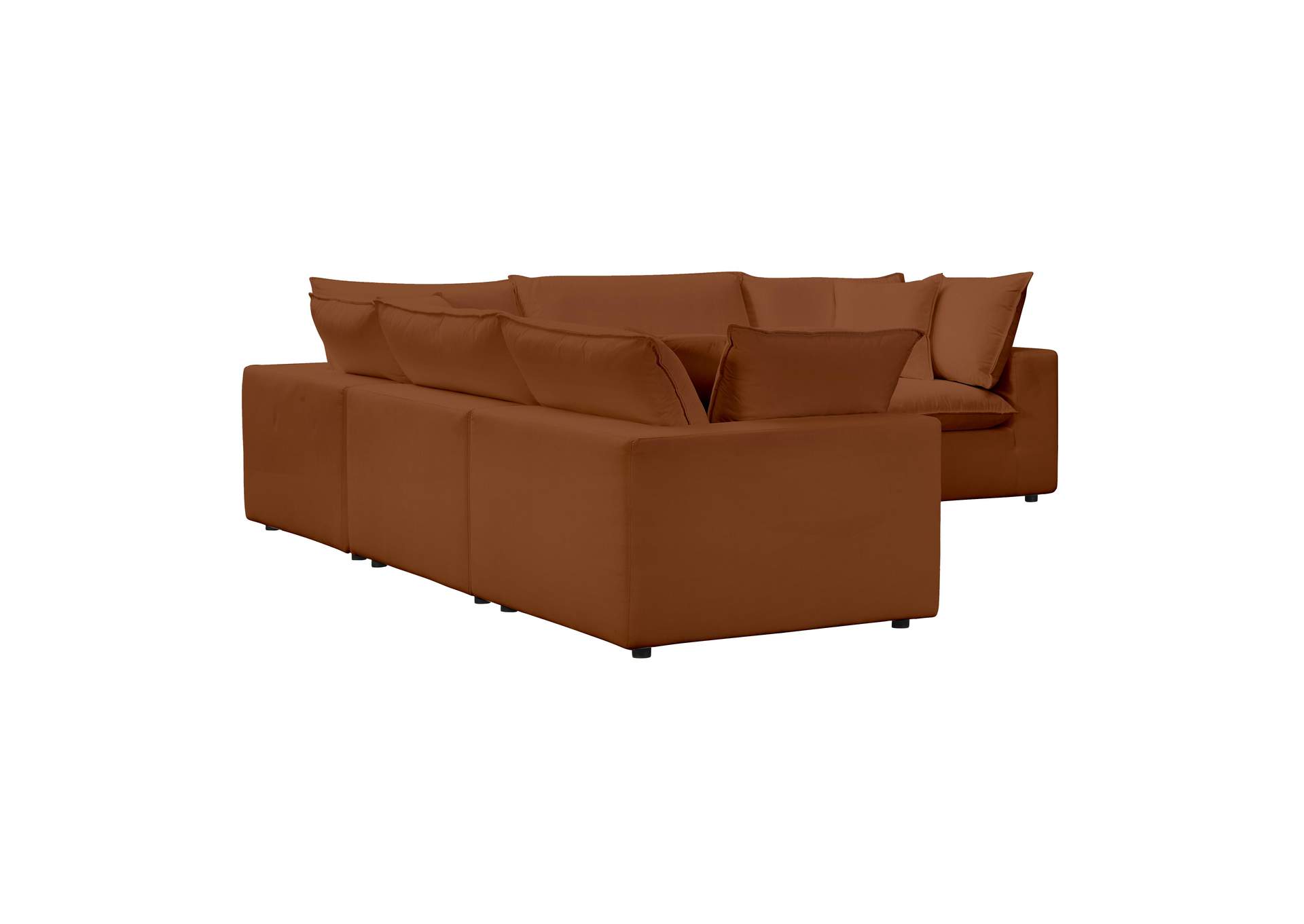 Cali Rust Performance Fabric Modular L - Sectional image 5