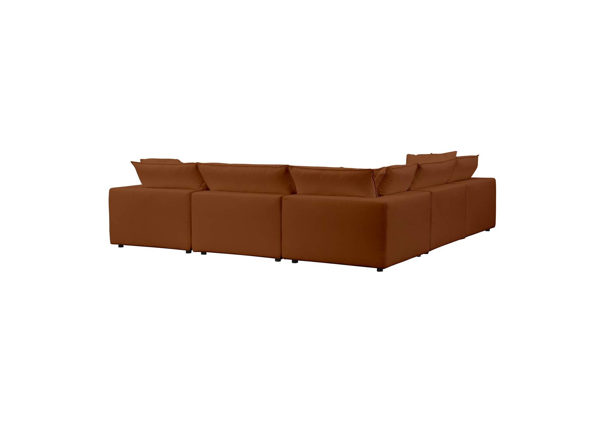 Cali Rust Performance Fabric Modular L - Sectional image 6