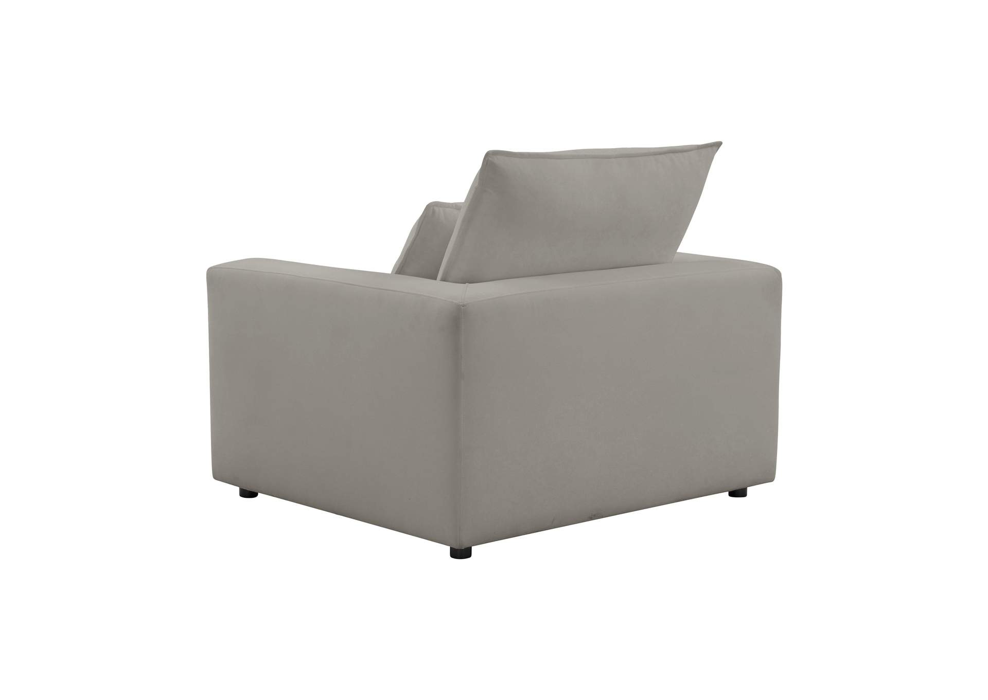 Cali Slate Performance Fabric Arm Chair image 4
