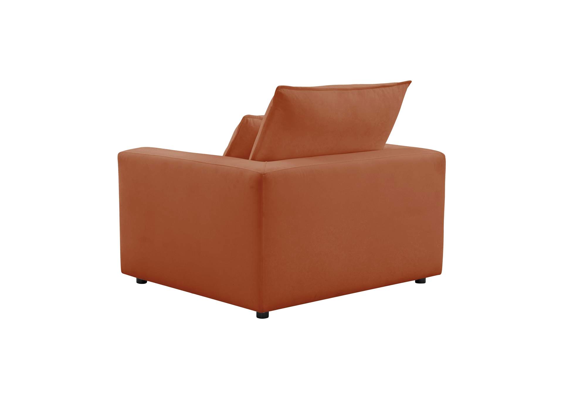 Cali Rust Performance Fabric Arm Chair image 4