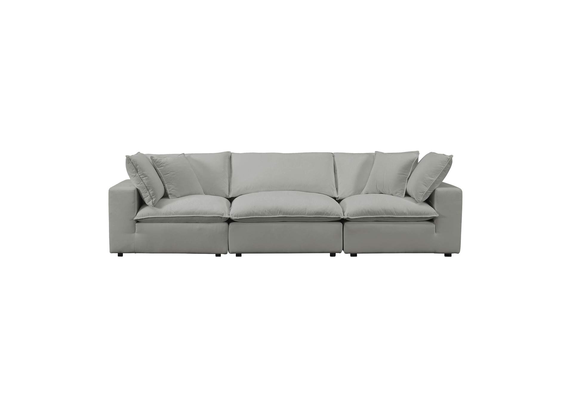 Cali Slate Performance Fabric Modular Sofa image 4