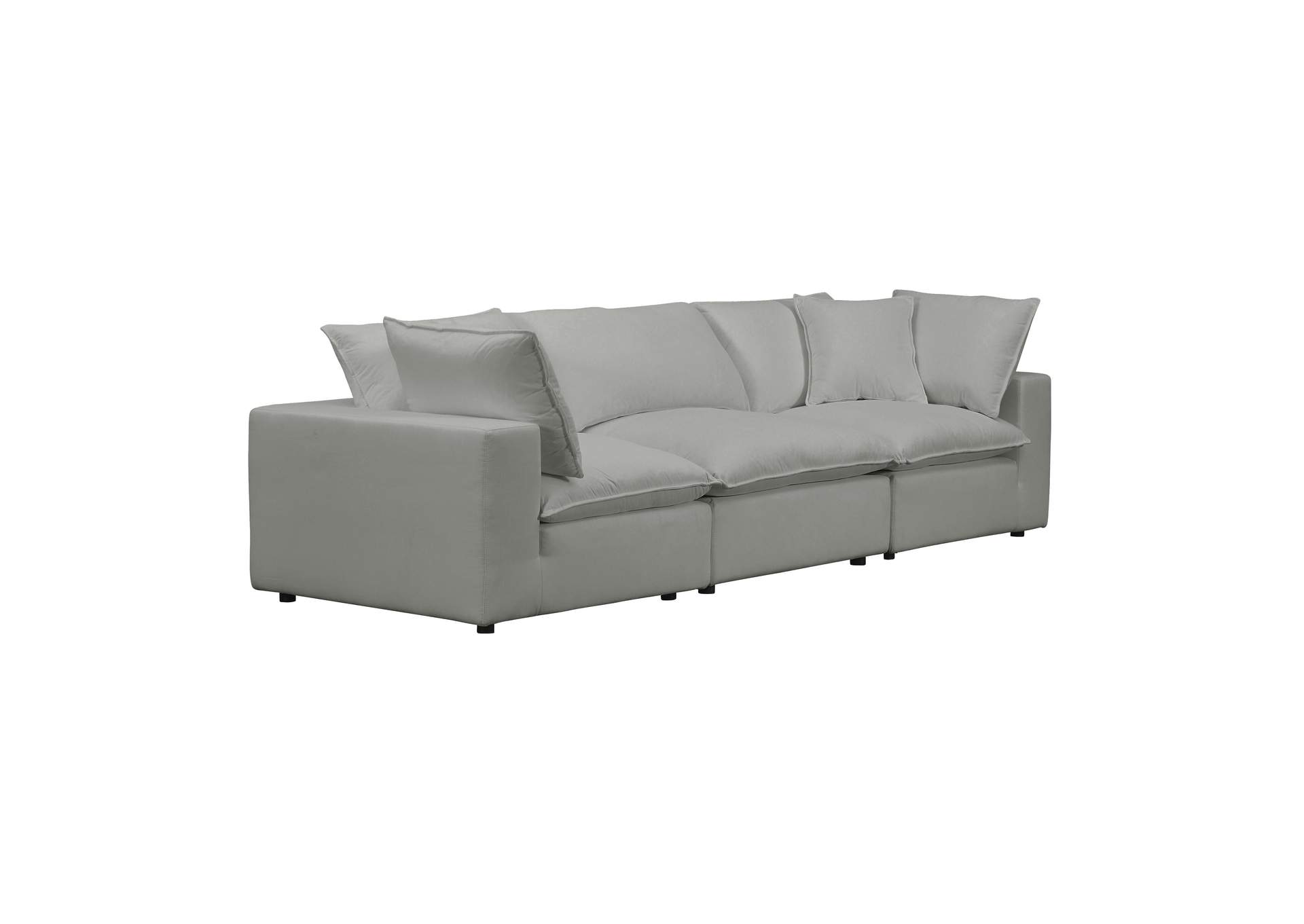 Cali Slate Performance Fabric Modular Sofa image 5