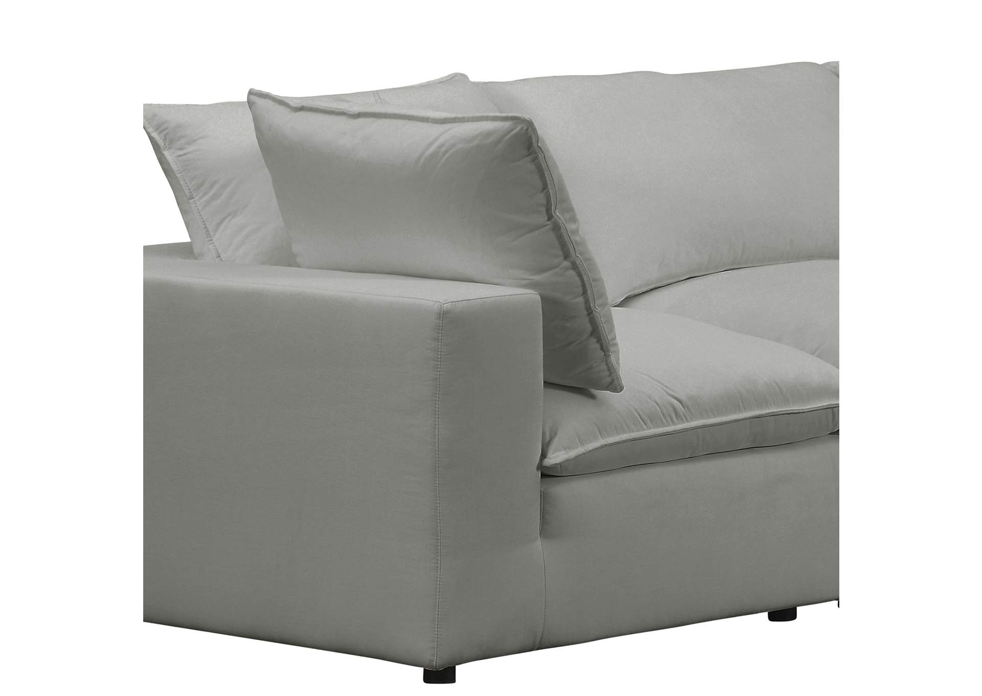 Cali Slate Performance Fabric Modular Sofa image 7