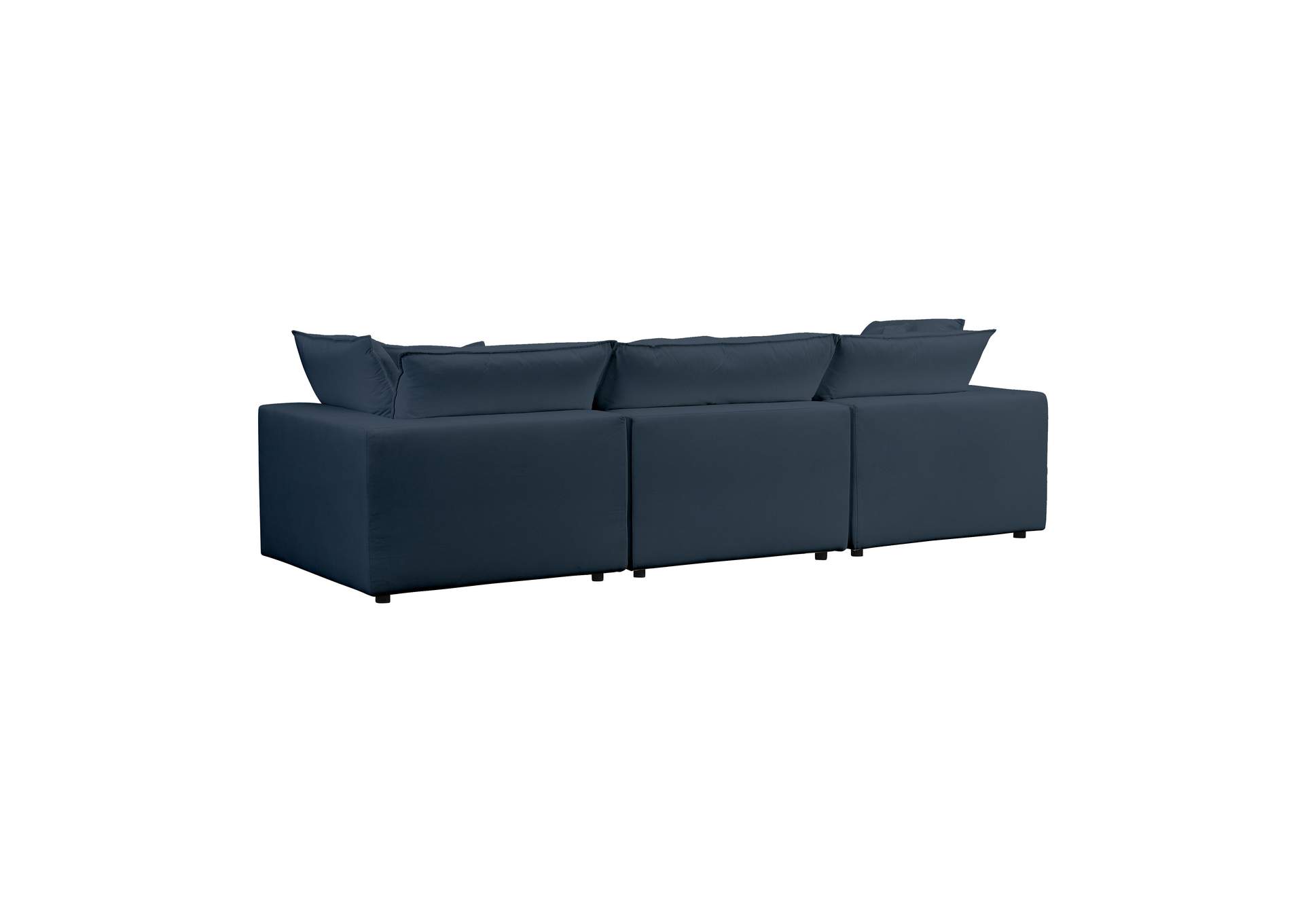 Cali Navy Performance Fabric Modular Sofa image 6
