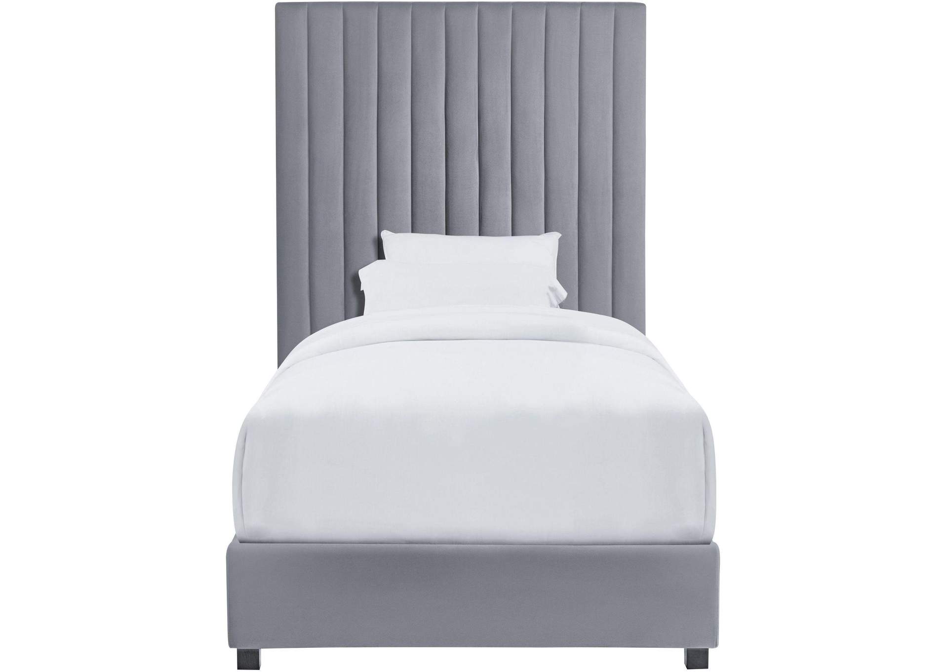 Arabelle Grey Bed Twin image 4
