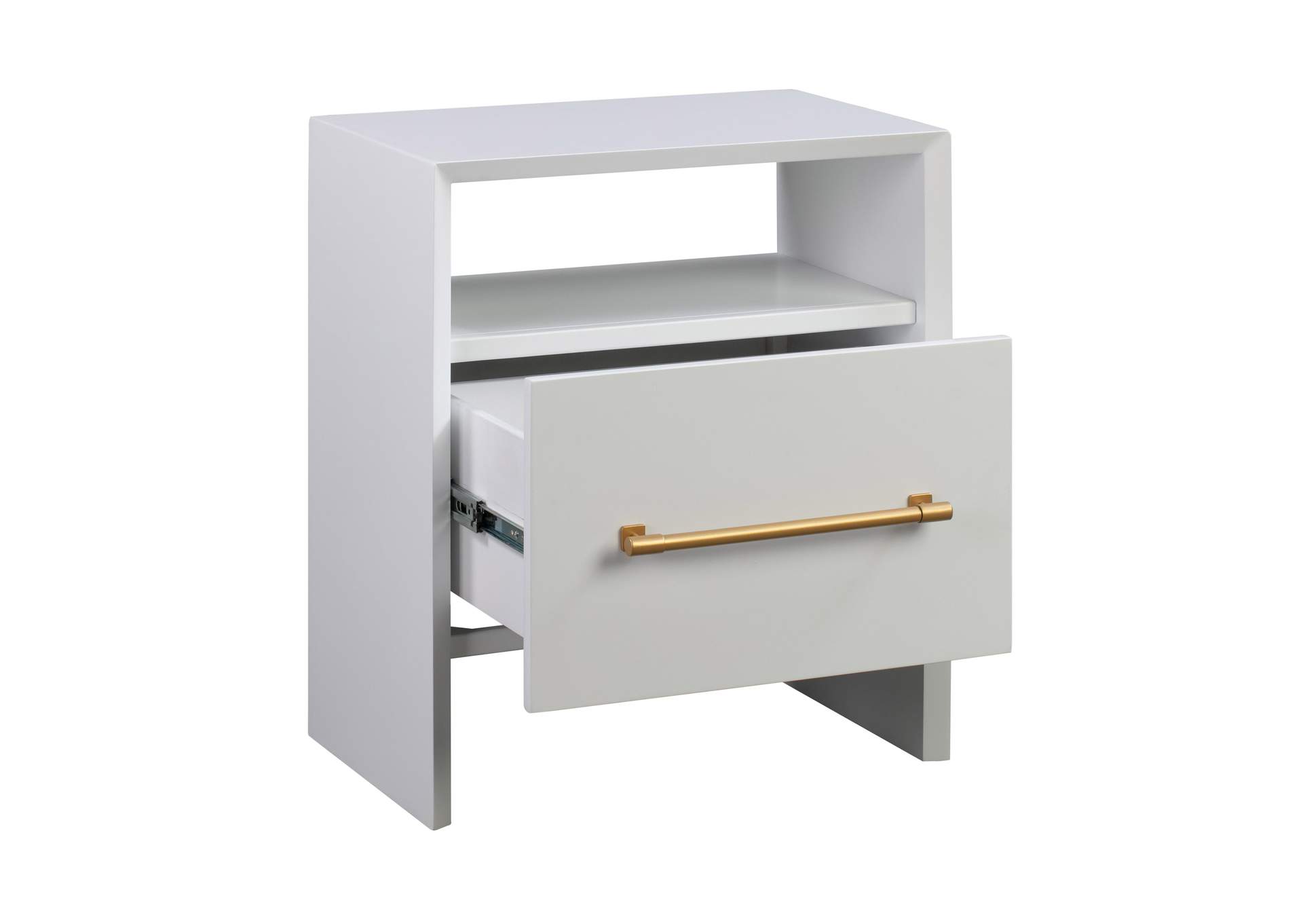 Libre White Nightstand image 4