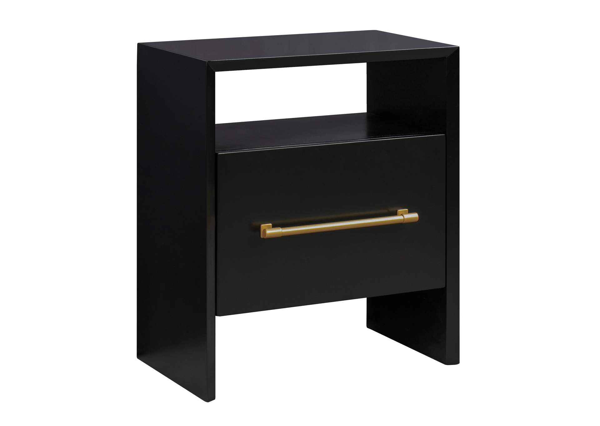 Libre Black Nightstand image 5