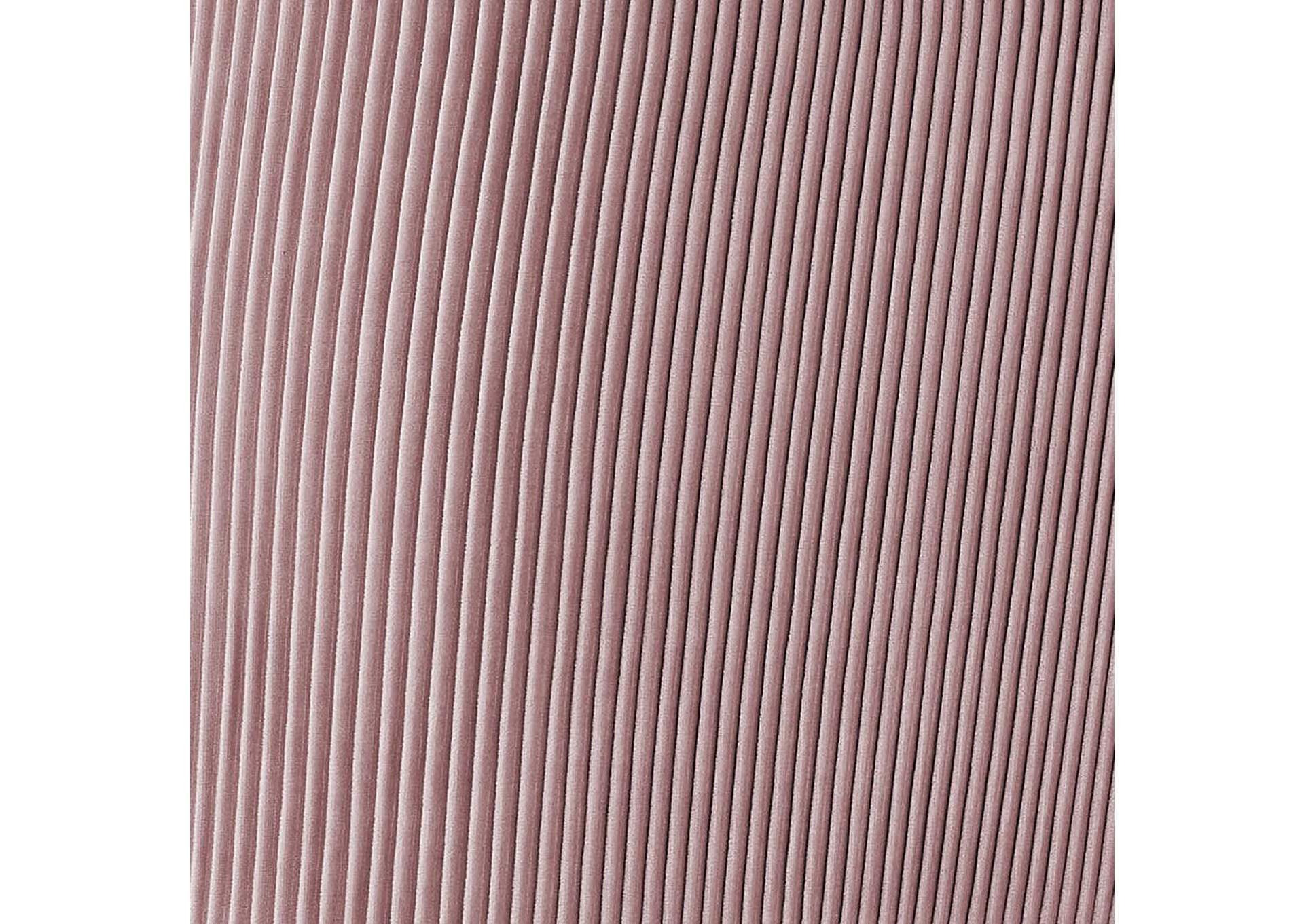 Beatrix Pleated Mauve Velvet Side Chair image 6