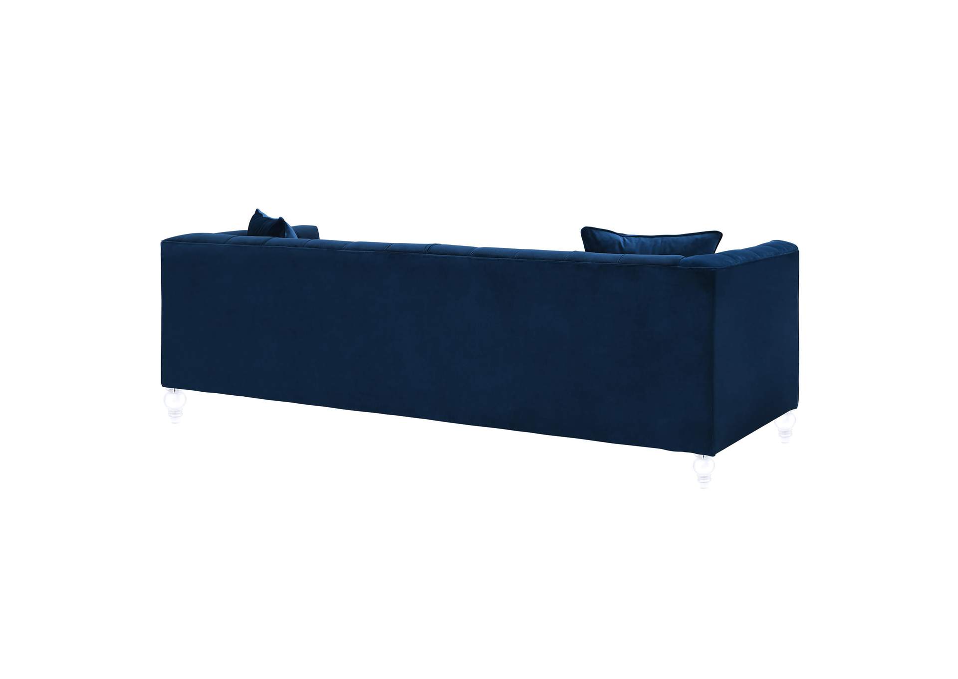 Bea Navy Velvet Sofa image 5