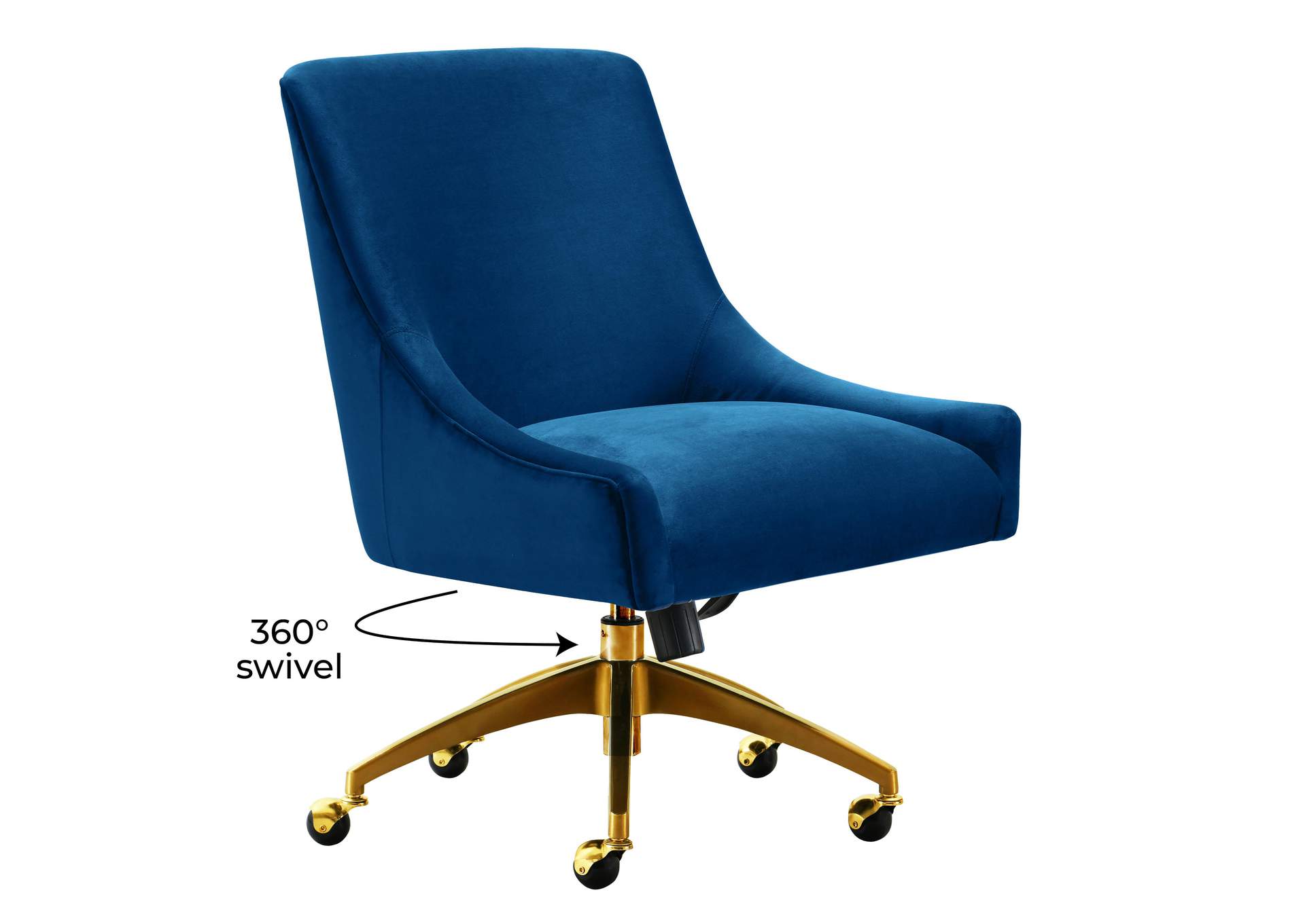 Beatrix Navy Office Swivel Chair image 5