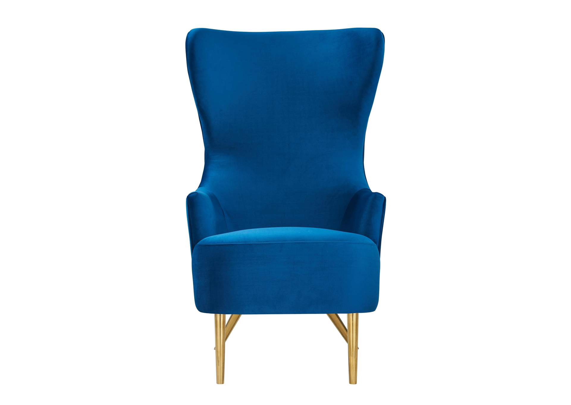 Julia Navy Wingback Chair image 4