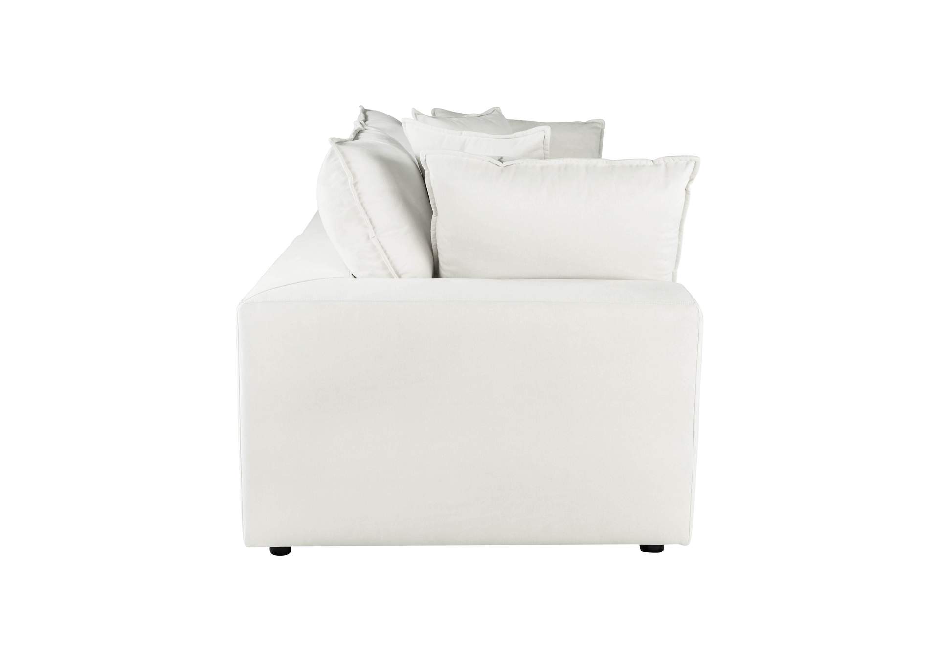 Cali Pearl Performance Fabric Modular Loveseat image 5