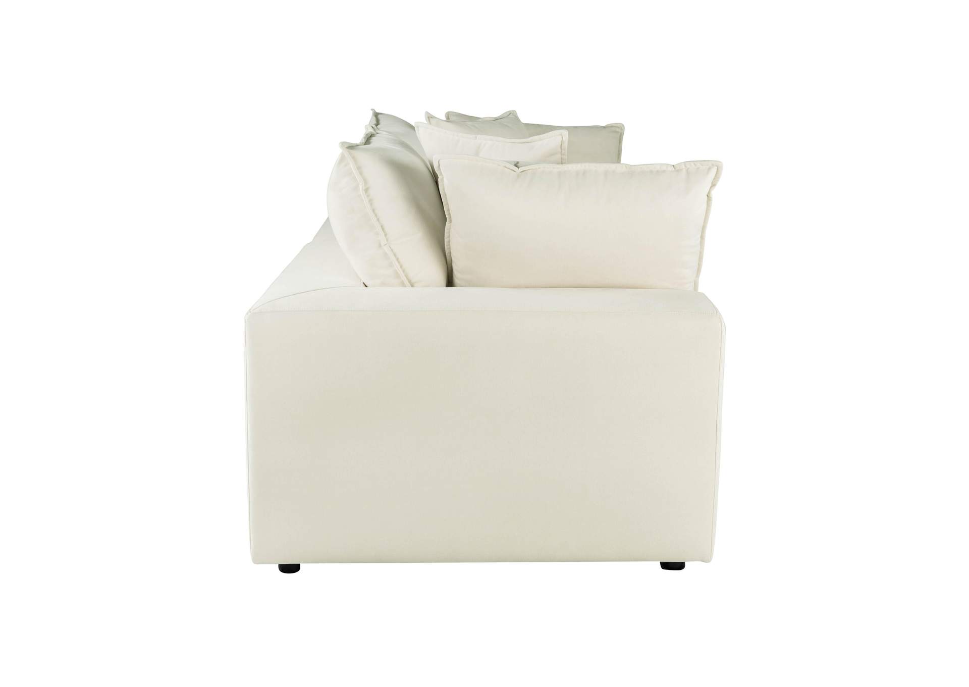 Cali Natural Performance Fabric Modular Loveseat image 5