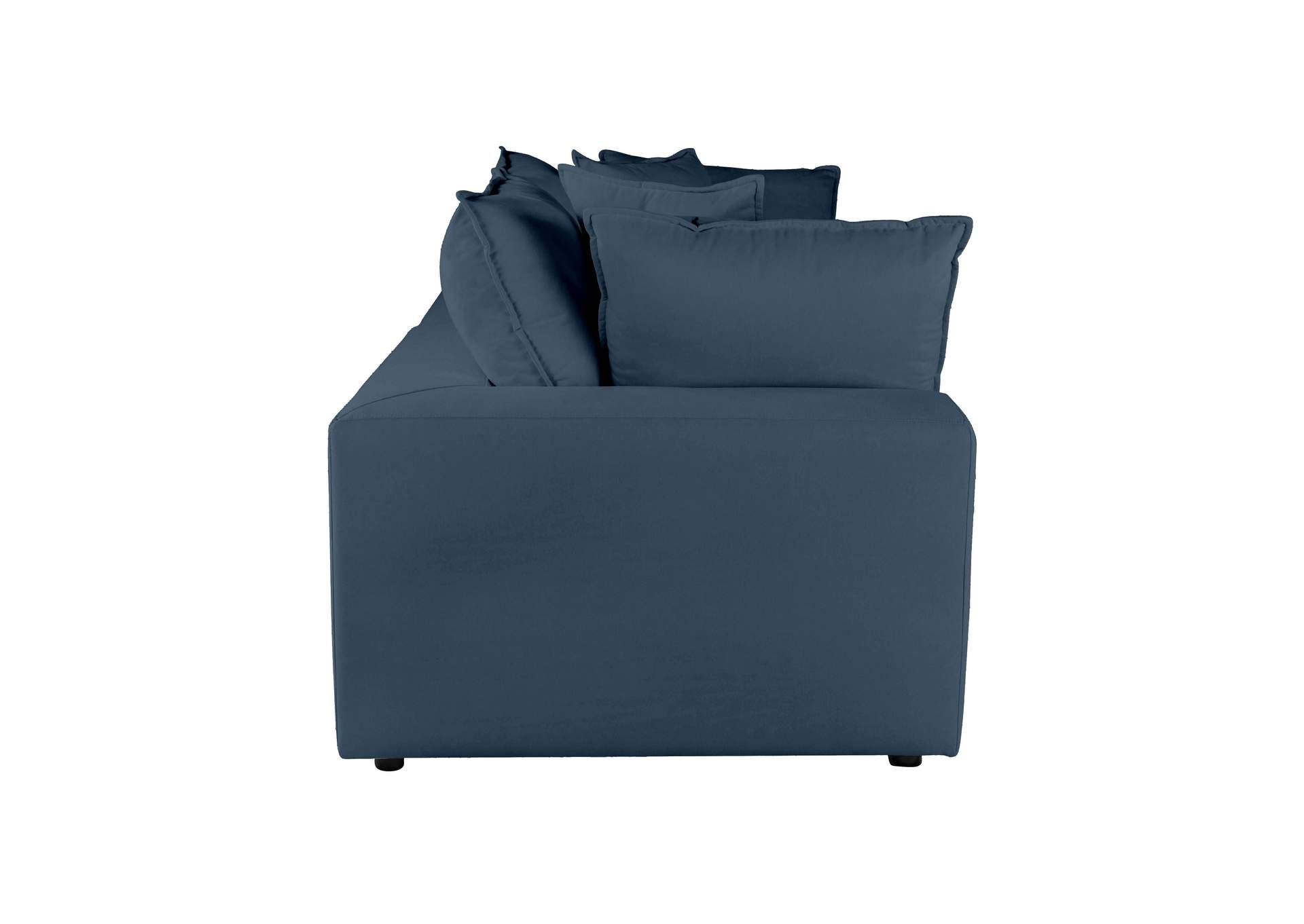 Cali Navy Performance Fabric Modular Loveseat image 5